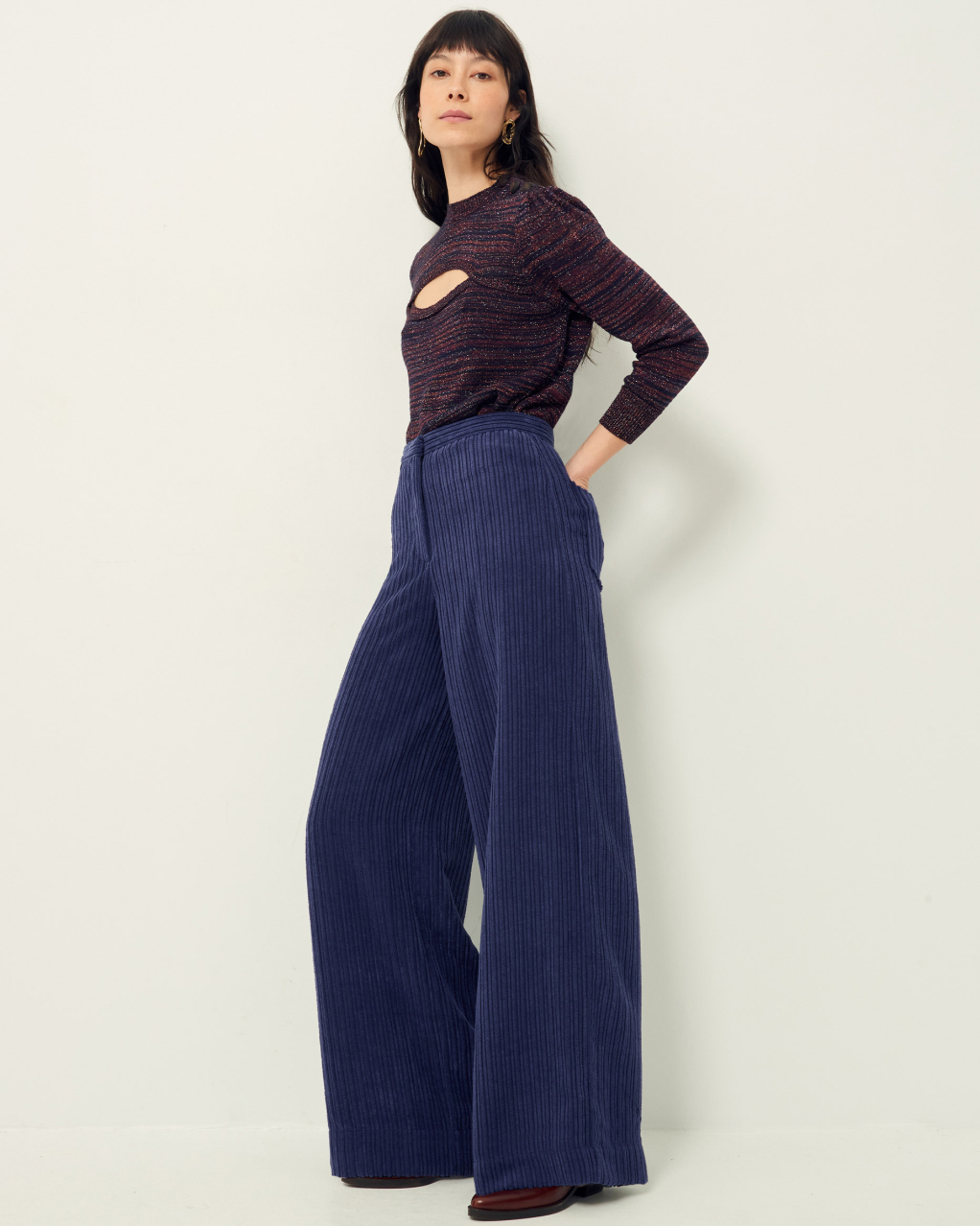 Sessùn | Pants in corduroy for women | Official website