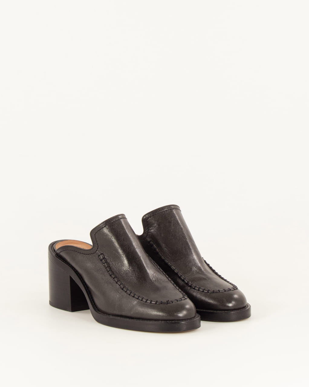 Sherlyn Loafer Mule - Black / 6