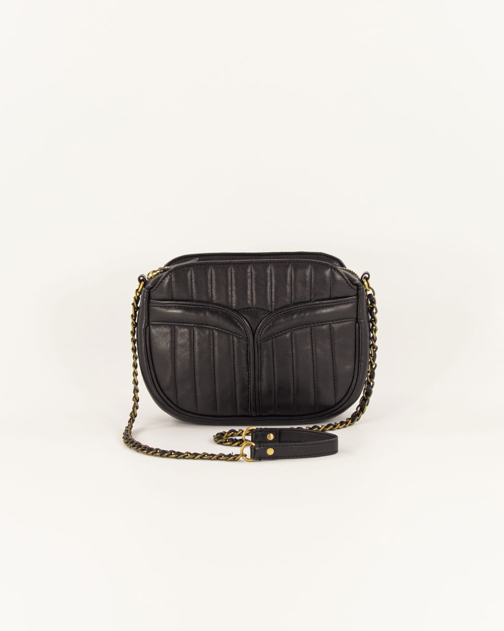 ☆Sienne☆ Avenu Leather Bag Black Avenu Leather Bag (Black) - 시엔느