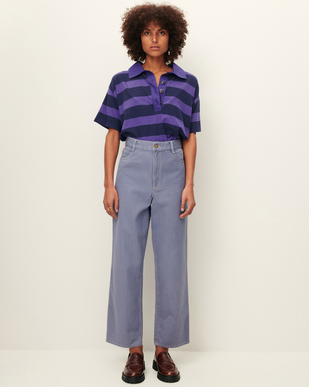 upper hights Denim Pants Light blue(Denim) 23(Approx. XS