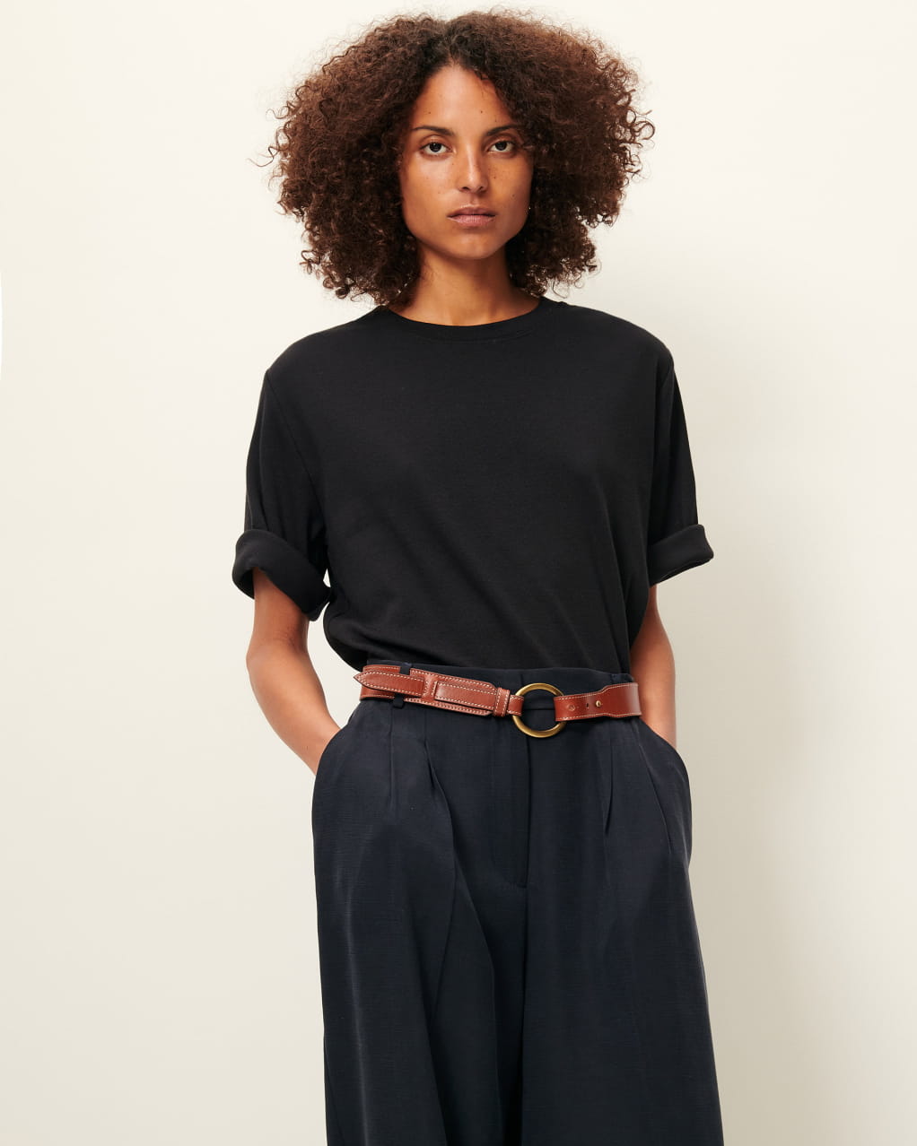 SERGE CO Black | T-shirt | SESSÙN Official website