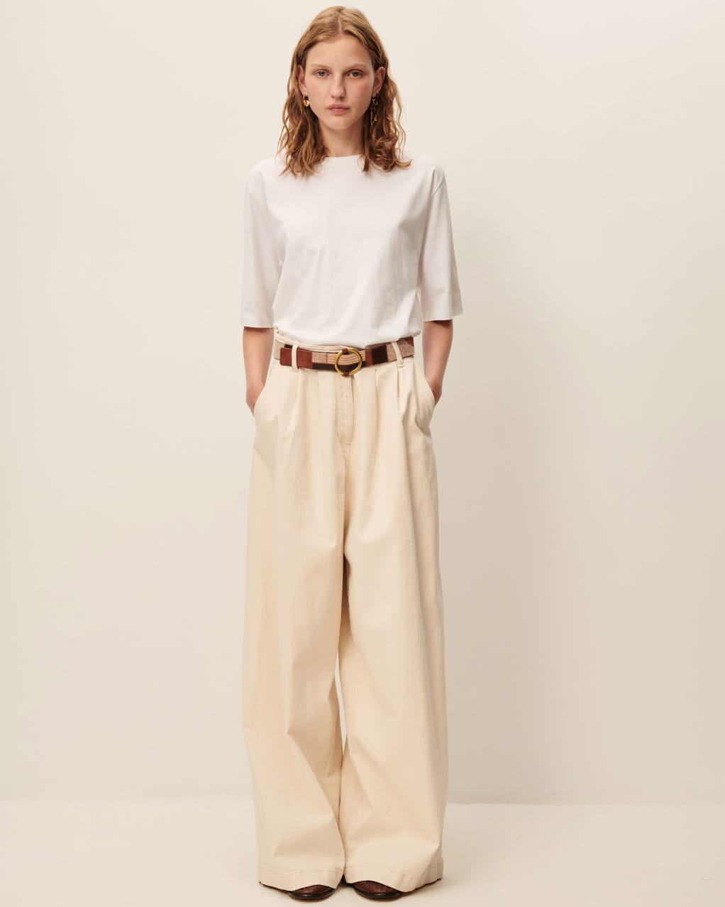 スラックス IONSEOUL Adel wide slacks JE764 Sessùn | Pants for women | Official website