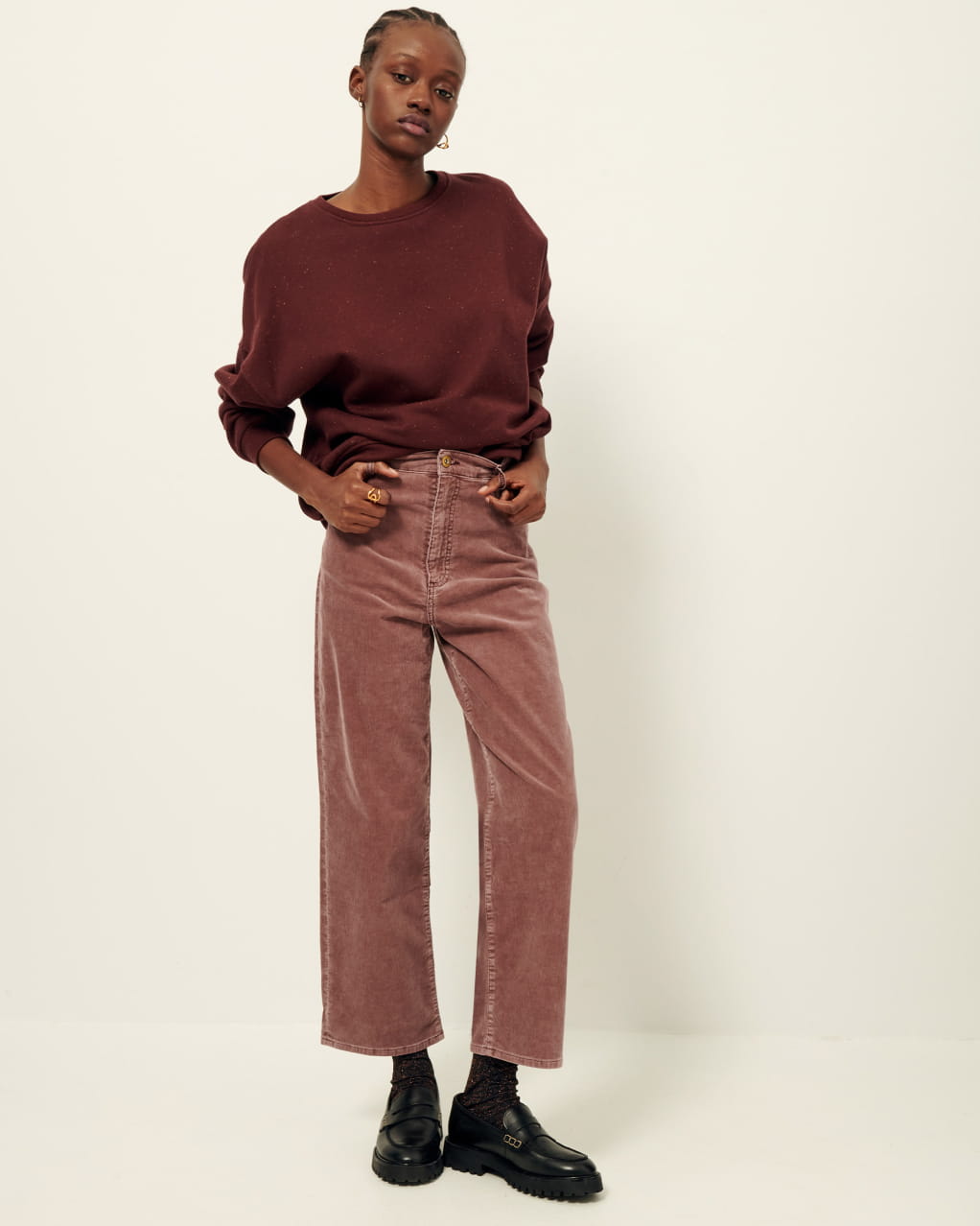 Sessùn | Pants in corduroy for women | Official website