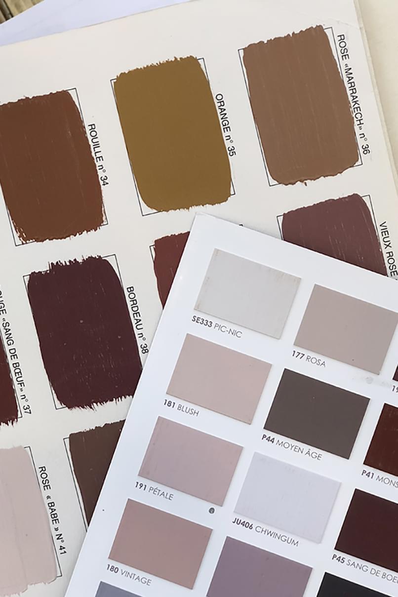 Détail couleurs Aurélie Rimbert pour Sessùn