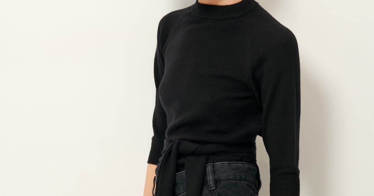 SOUKO Black | Jumper | SESSÙN Official website