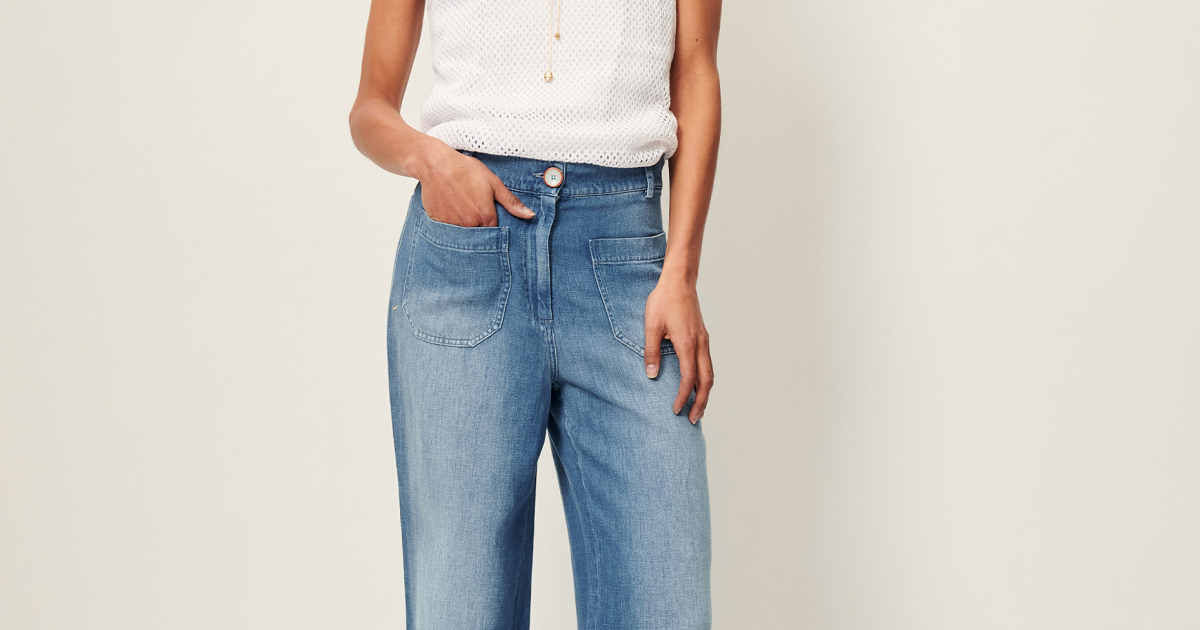 JOHNNY SPRING Denim Washed | Pants | SESSÙN Official website JOHNNY SPRING Denim Washed | Pants | SESSÙN Official website