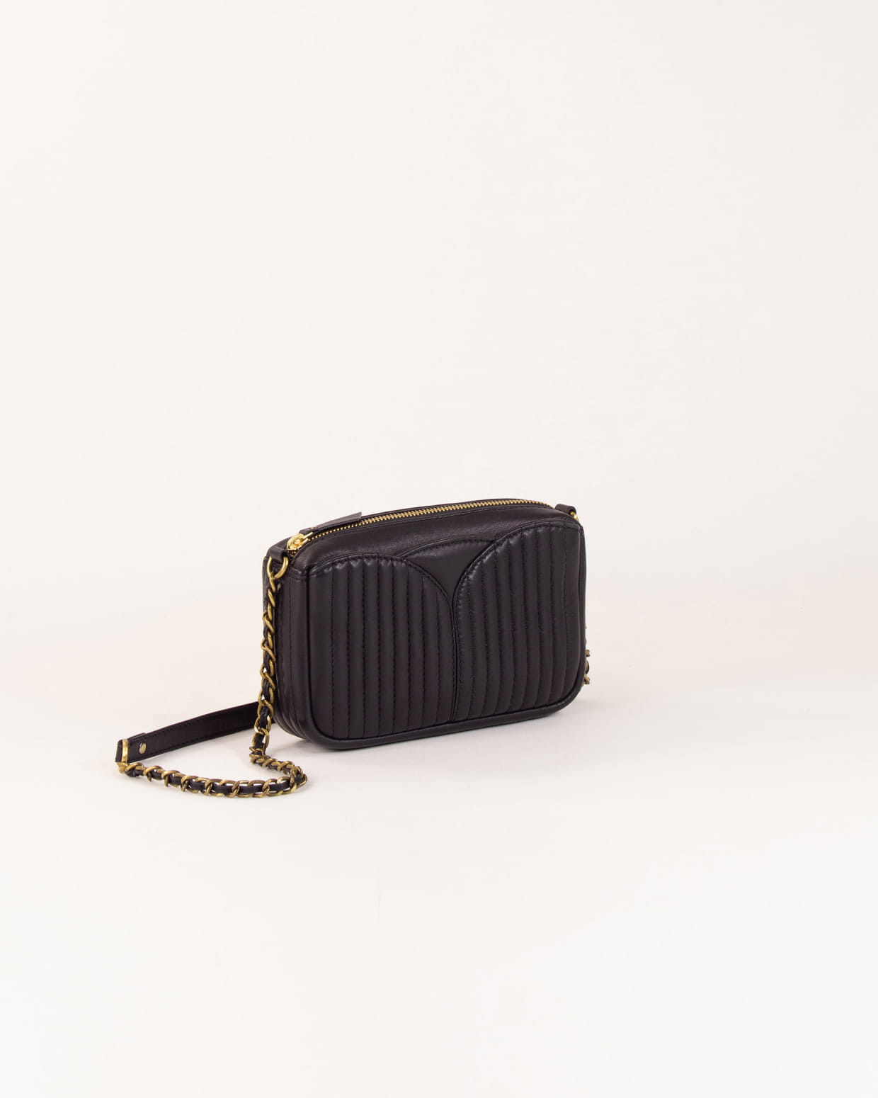 Divinou Leather Bag - Black