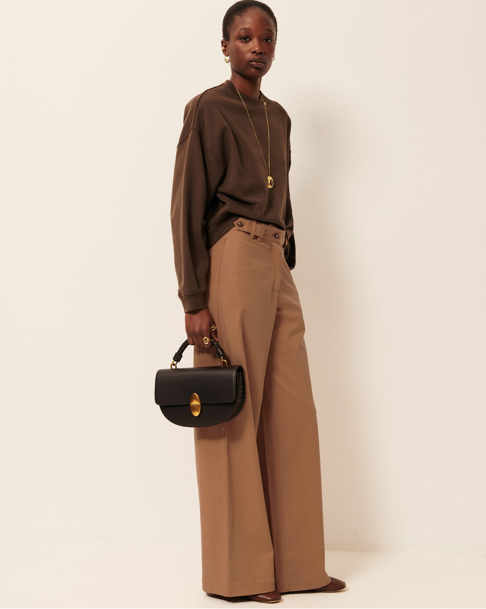 SALSATION サルセーション Polso pants ダークブラウン XS SALSATION サルセーション Polso pants ダークブラウン XS - メルカリ