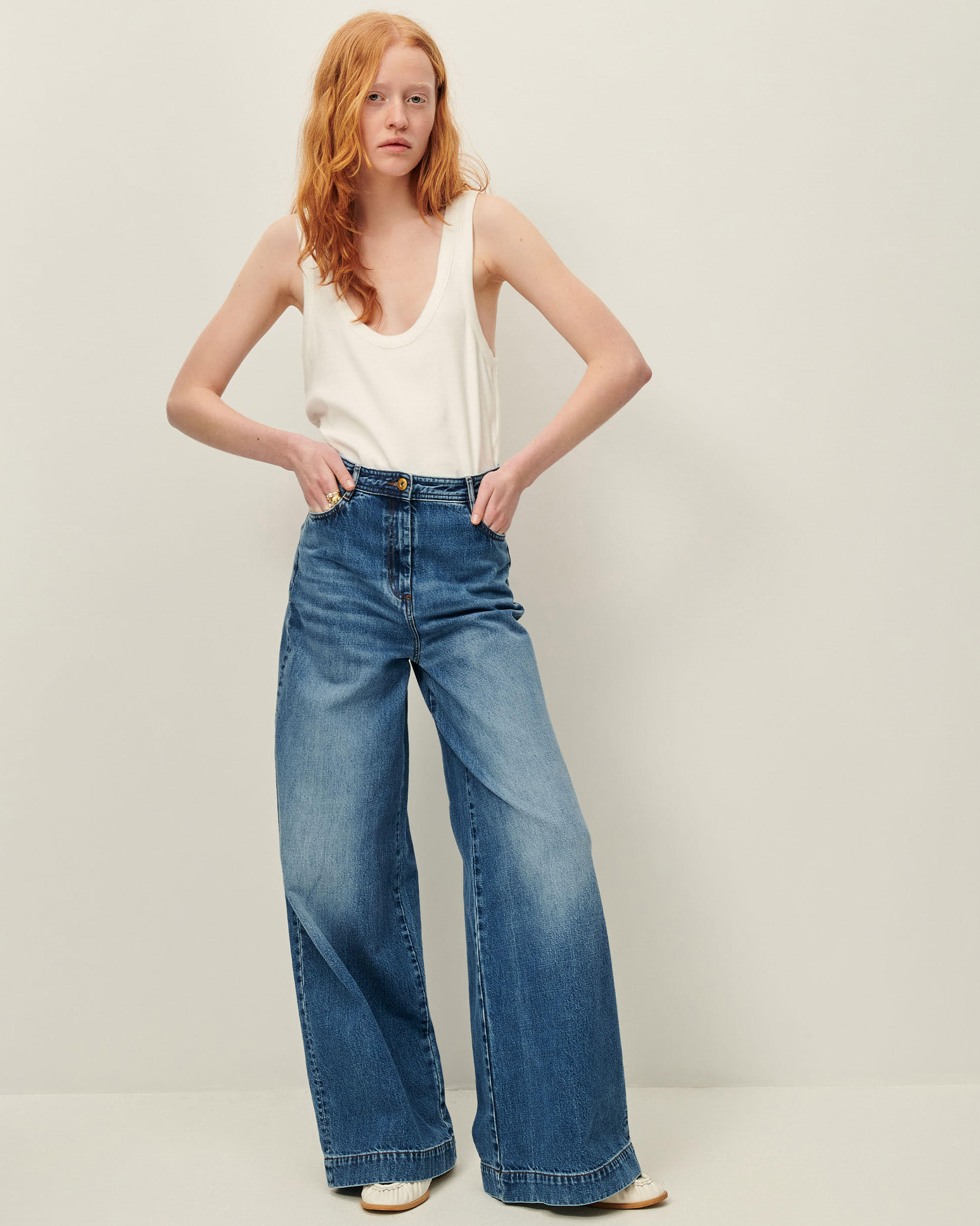 CAPTAIN Denim Vintage Blue | Jeans | SESSÙN Official website