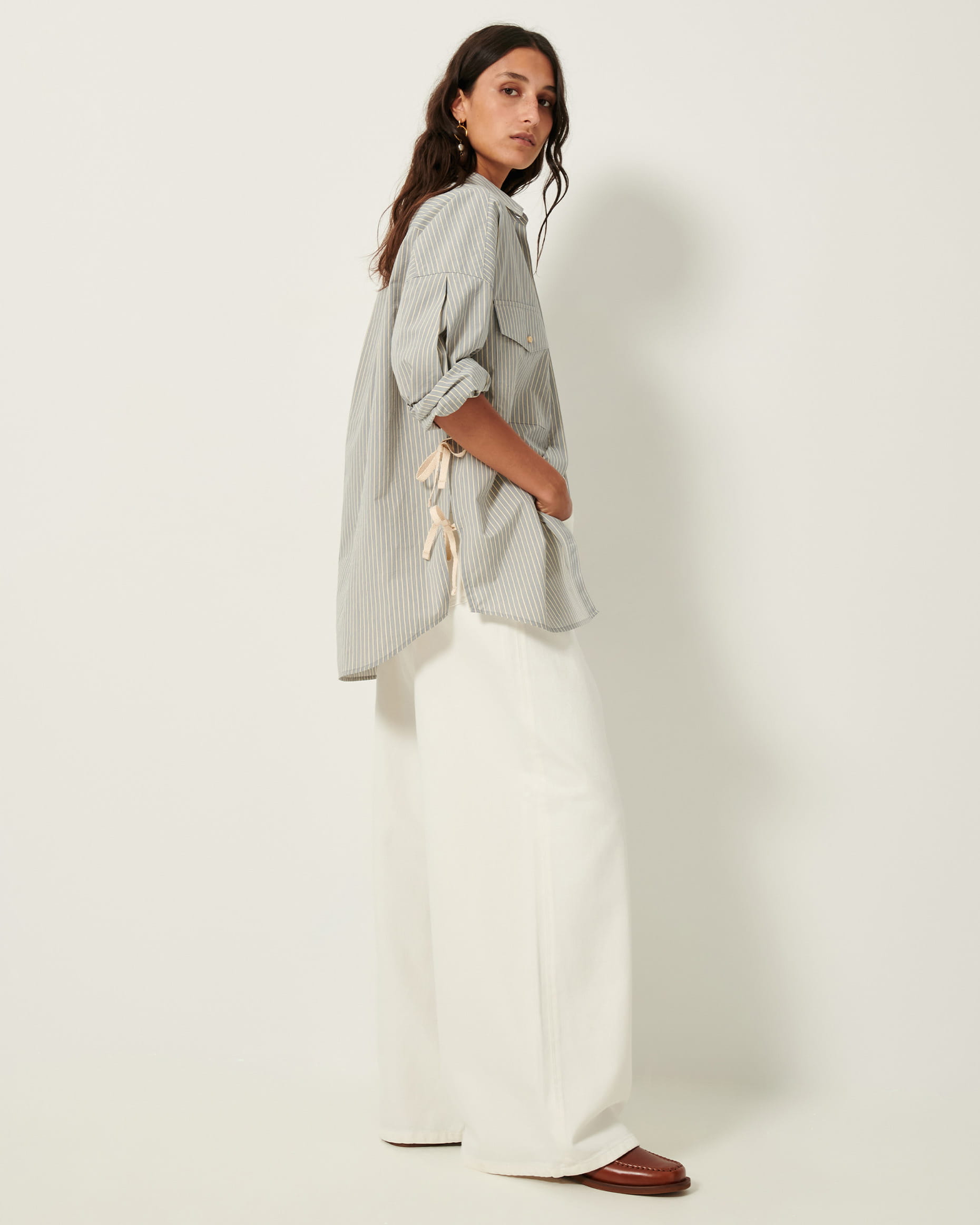 KOYACO Sandyblue | Shirt | SESSÙN Official website