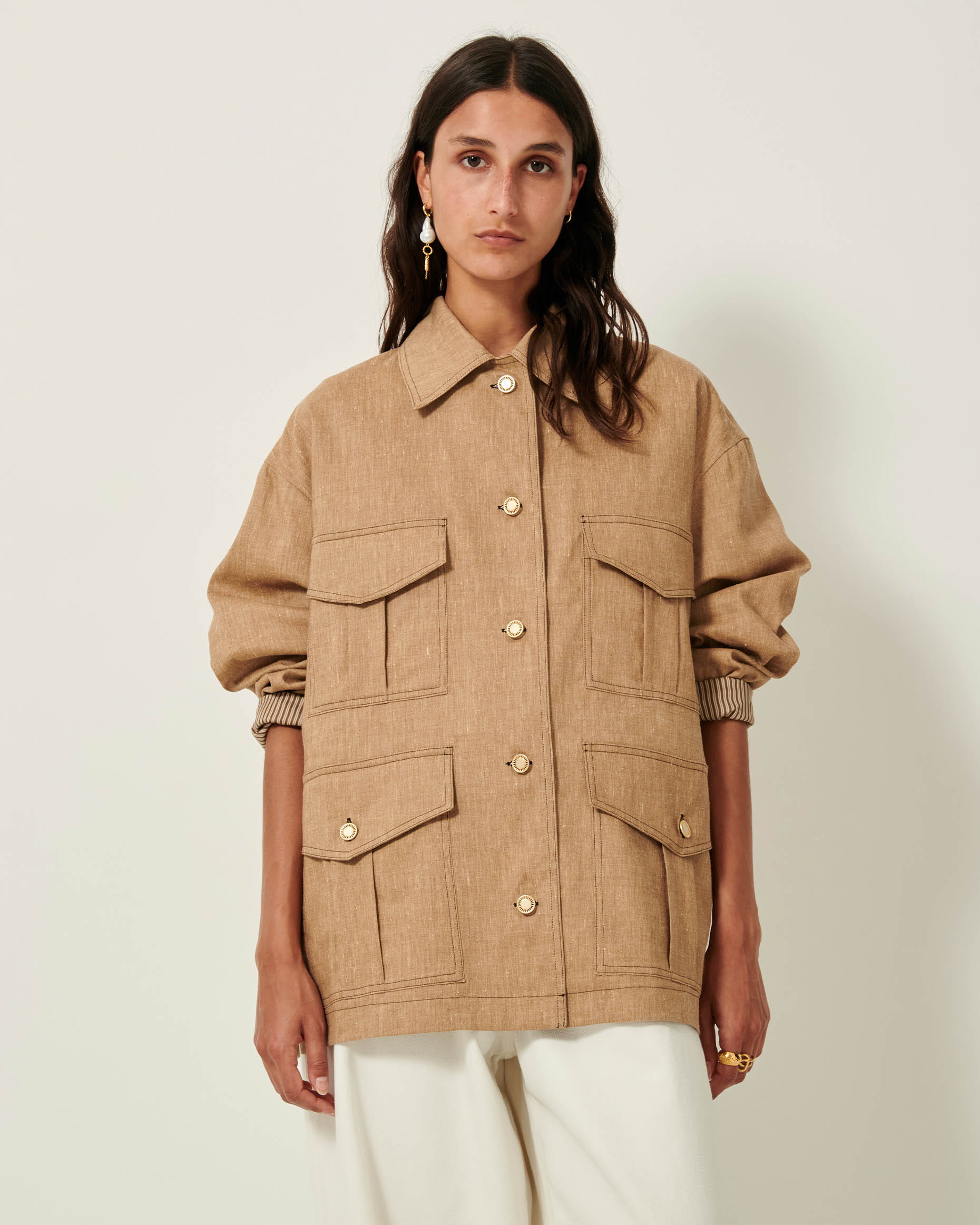 ジャケット・アウター Eaphi Wool Tweed Jacket Aspesi F/W 24-25 'Fandango' Houndstooth Check Tweed Wool