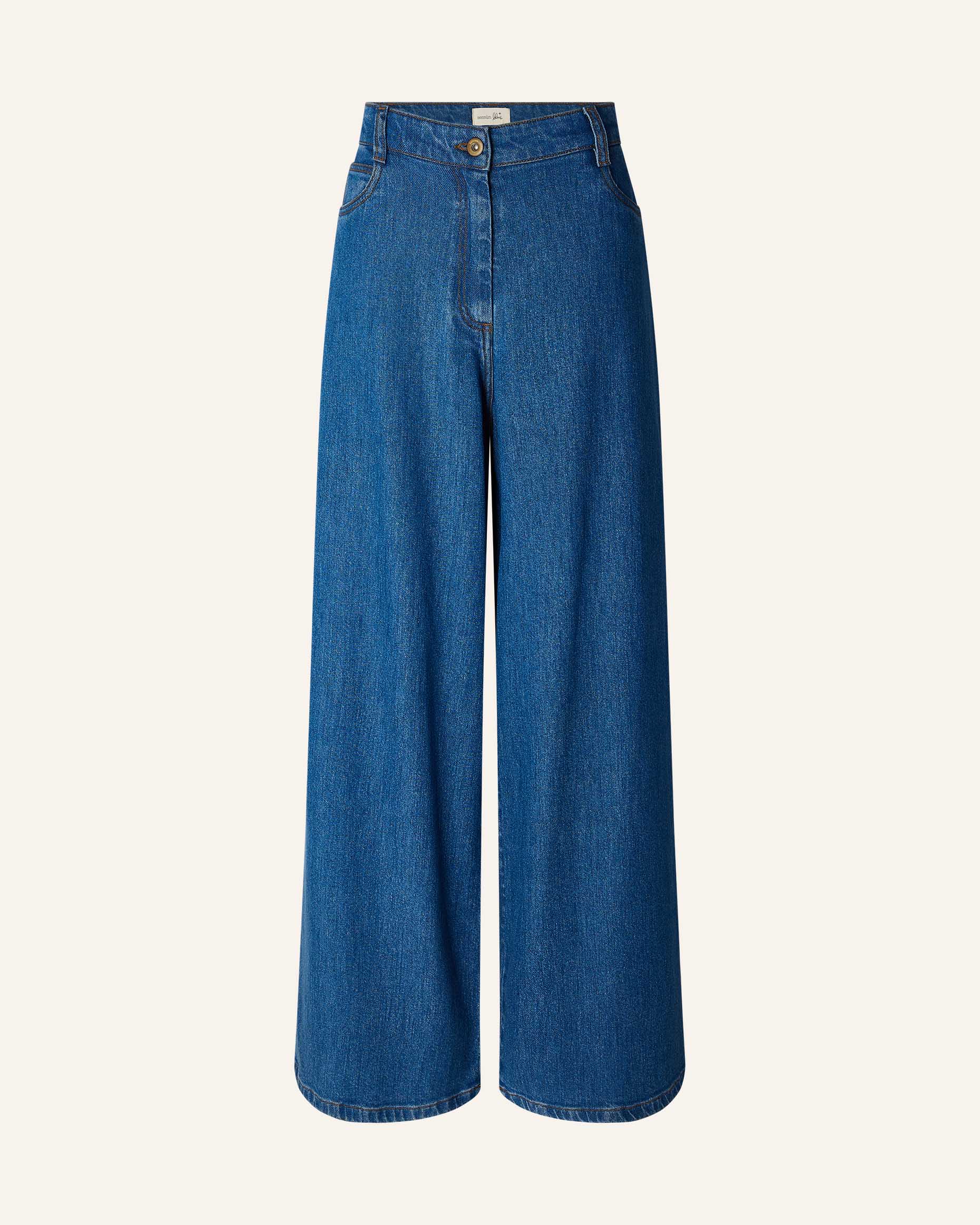 ◆SATUR◆ Alamo Neutro Essential Denim French Blue SA22SSMDP Sureau jeans | Organic 'Butler' stonewashed denim | A.P.C.