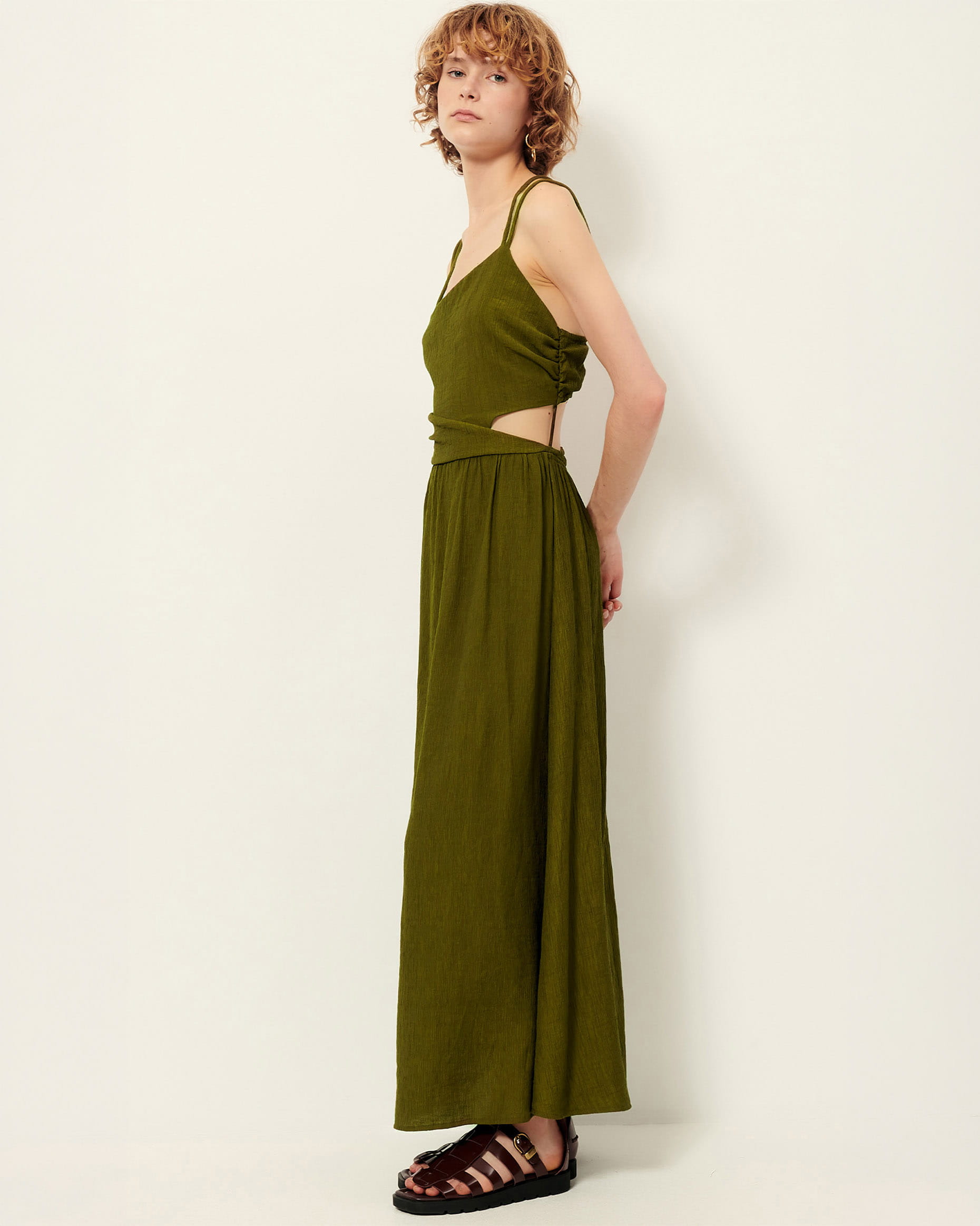 sessun green dress Nylia Dress Smoke Green Small