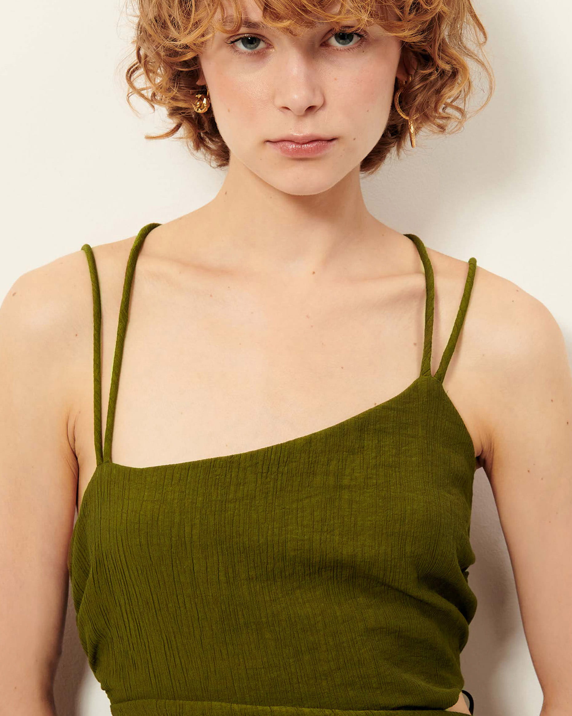 sessun green dress NYLIA Smoke Green | Dress