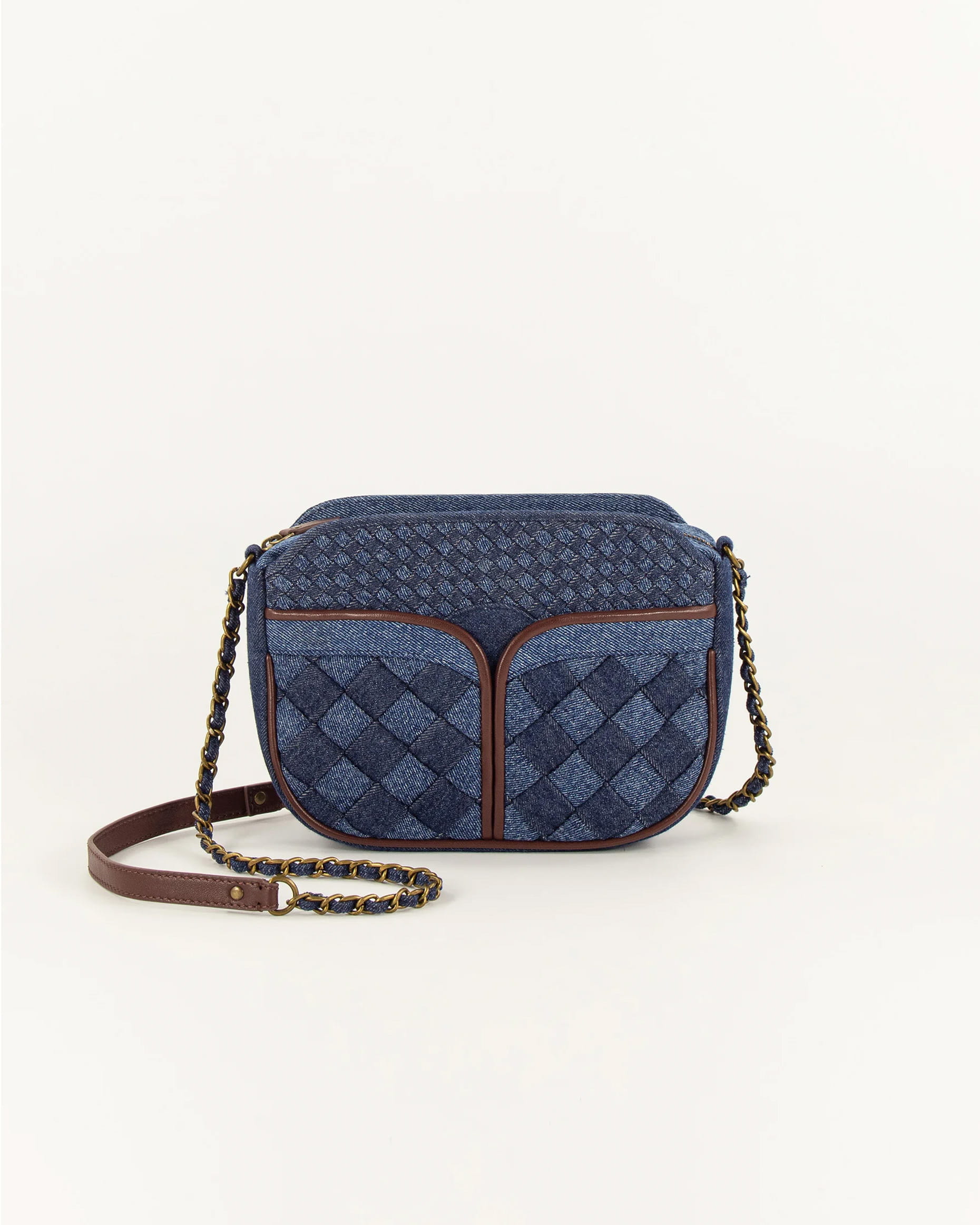 DIVINE BRAIDED Denim Blue | Bag | SESSÙN Official website