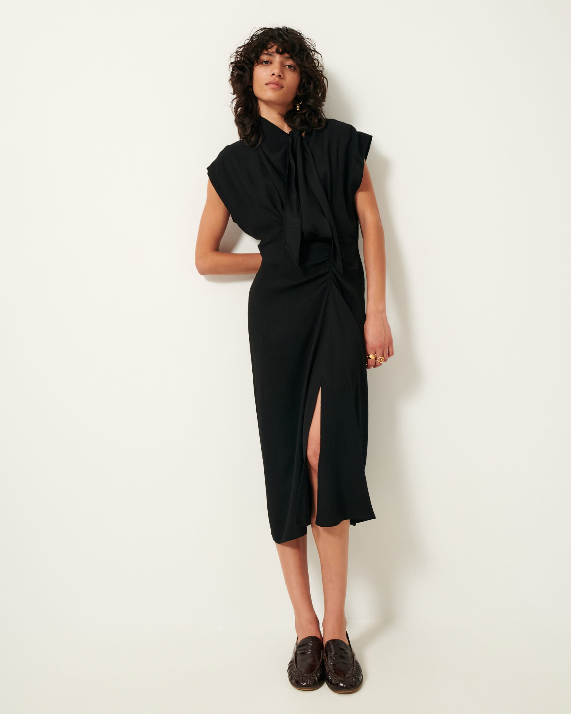 2022awのFrancoise Dress 5-7y FRANCOISE Black | Dress | SESSÙN Official website