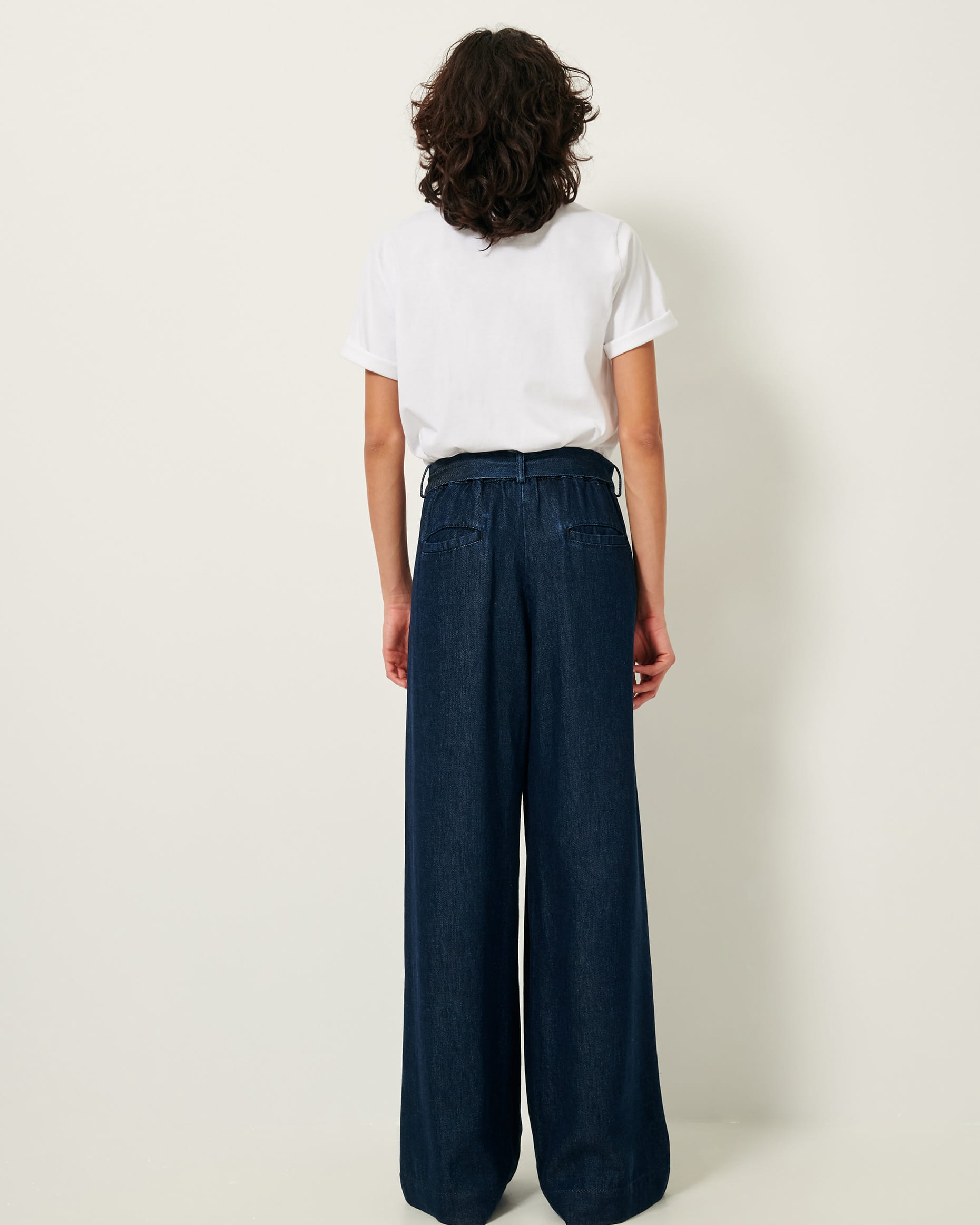 RINIM Denim Blue | Pants | SESSÙN Official website