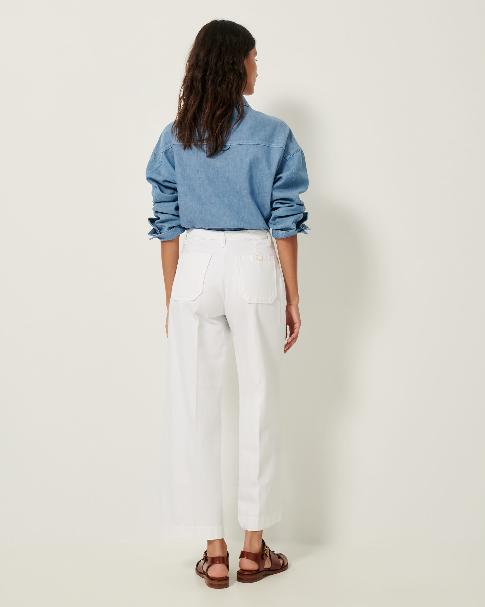 ALDRICKS Optical White | Pants | SESSÙN Official website