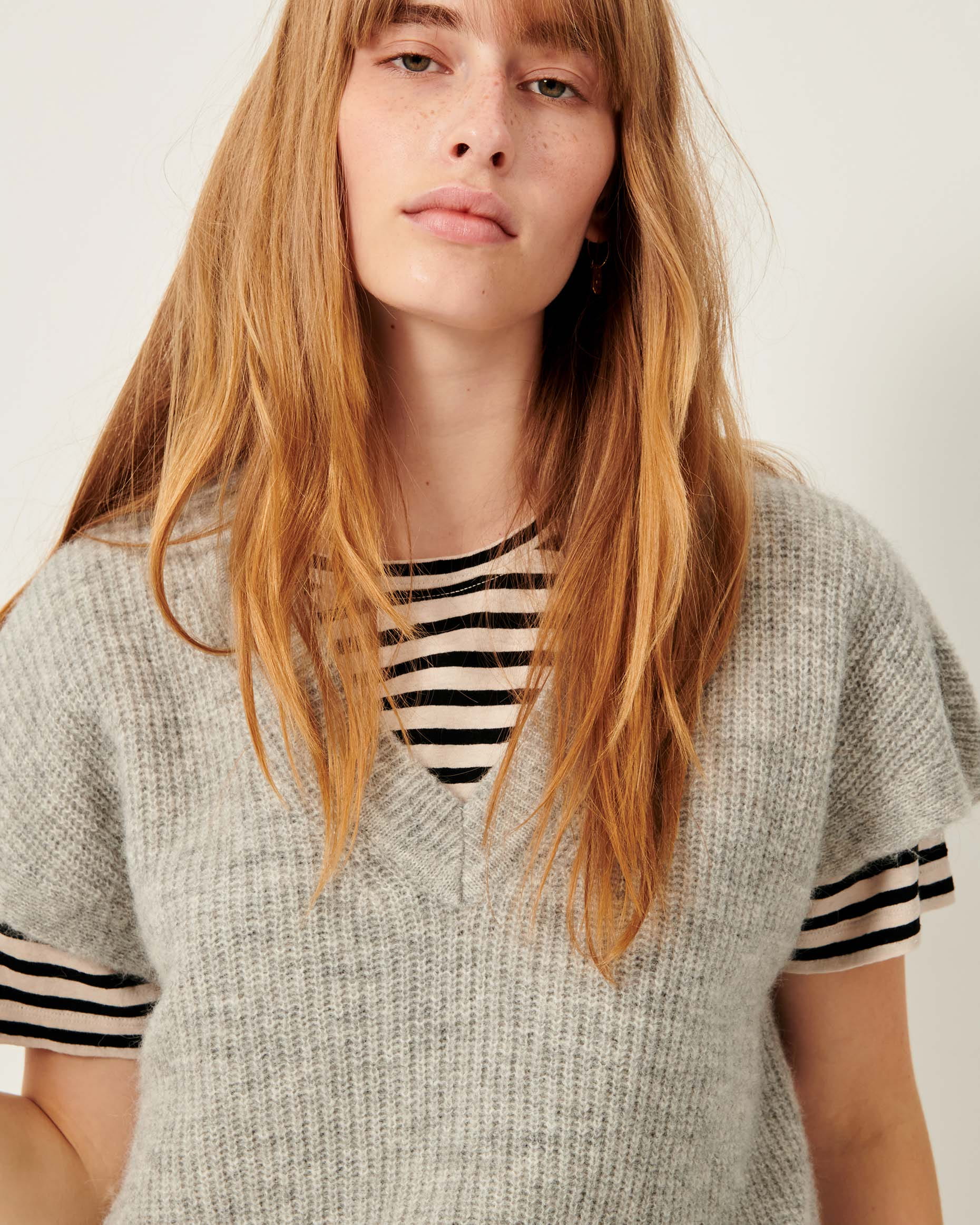 MATUA Mid Grey | Sweater | SESSÙN Official website