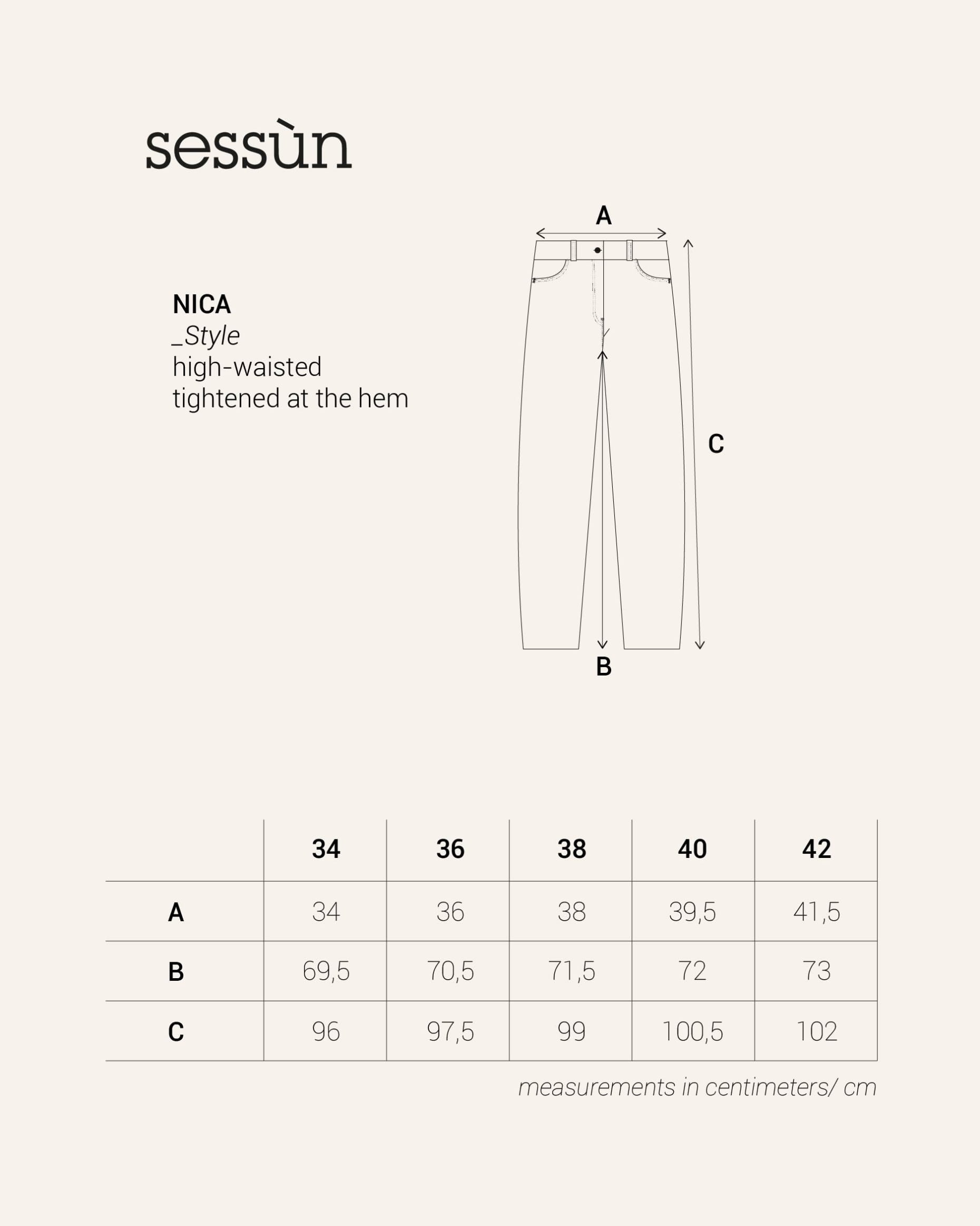 ども　Tarun pants , nica pants NICA Half Moon | Pants | SESSÙN Official website