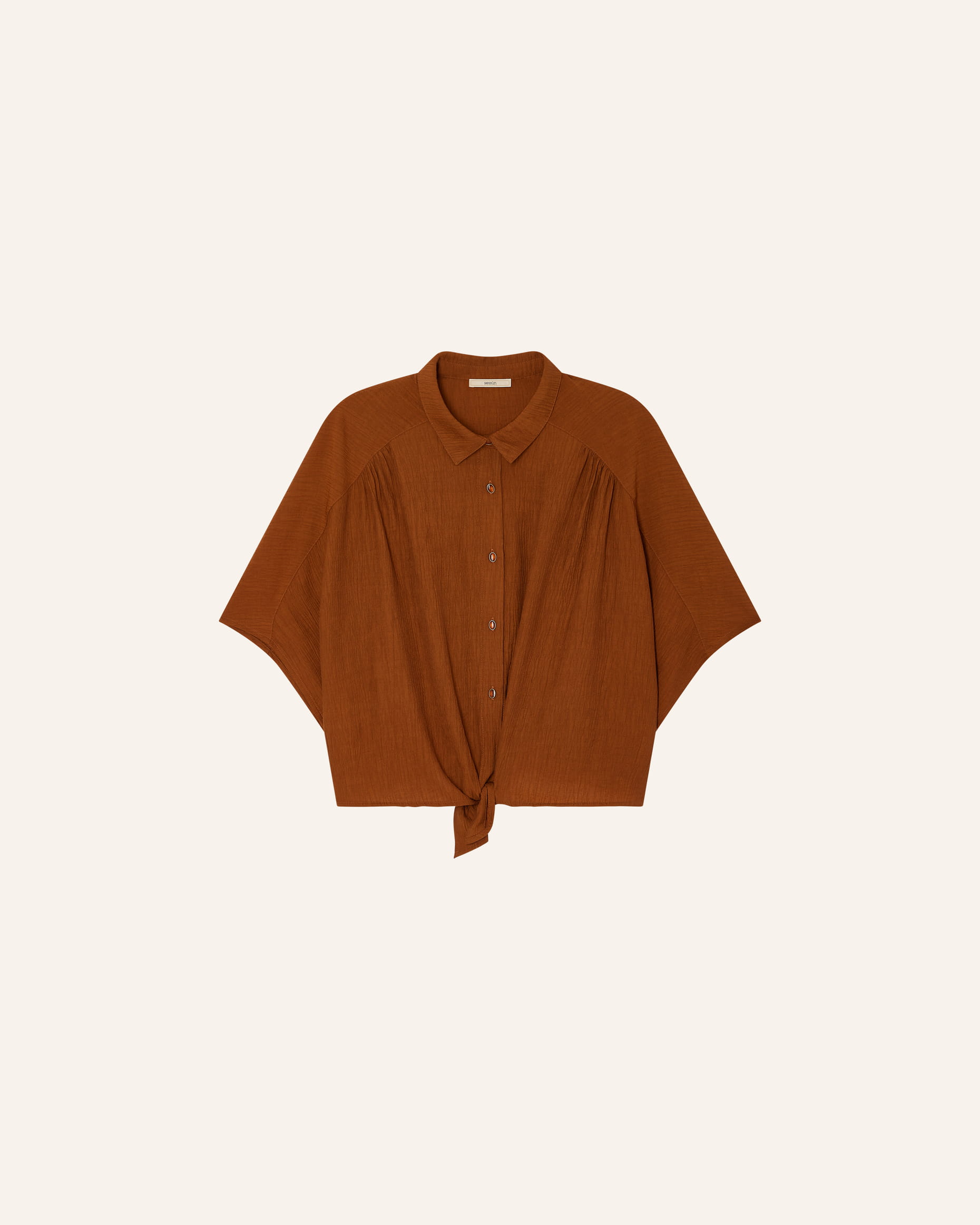 ALFASSA Caramel | Shirt | SESSÙN Official website