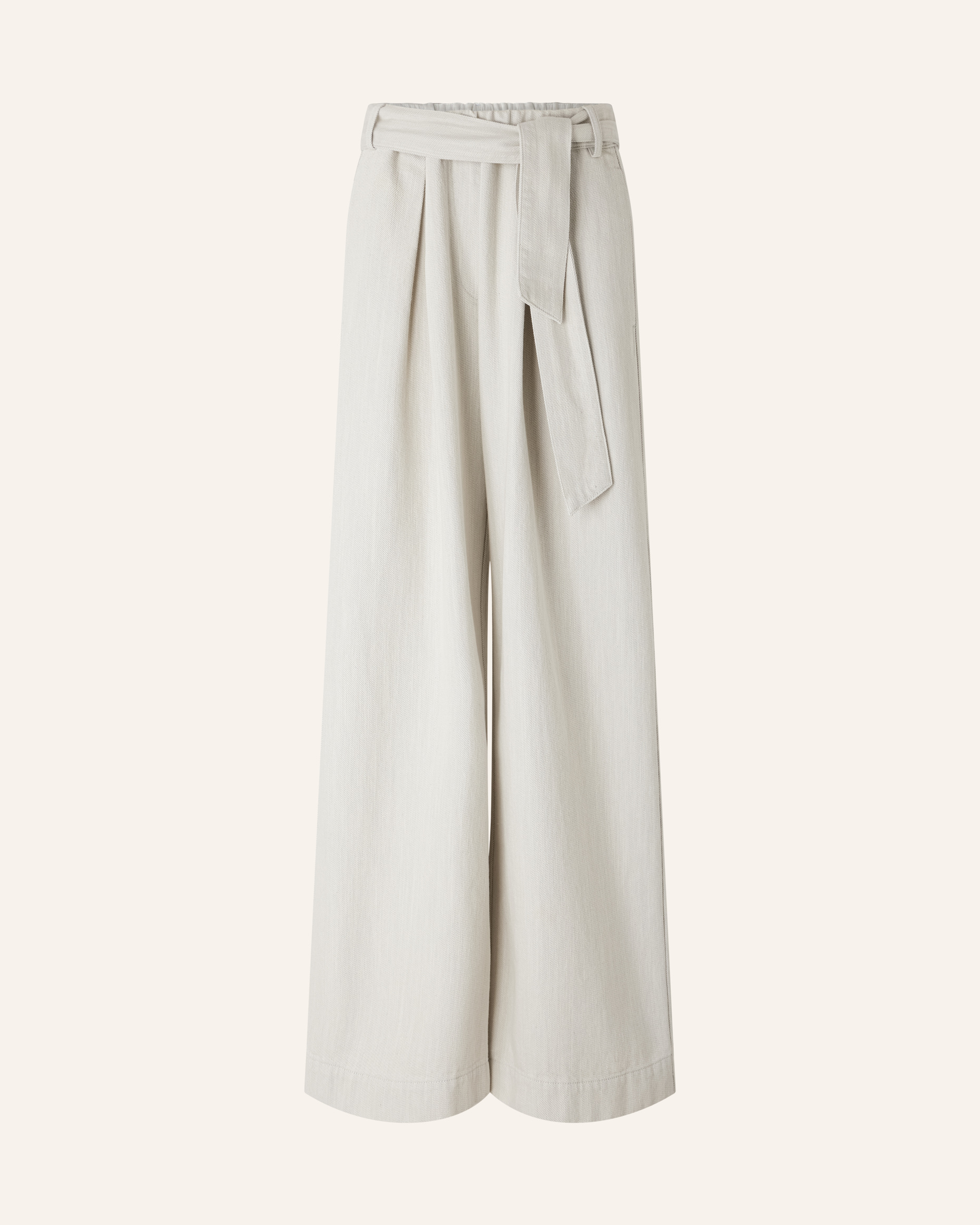 11/24までSoor Ploom Otto Trousers Chambray Wide-leg Soft Denim Trousers - Tween - Grey Denim | 100104 Lea