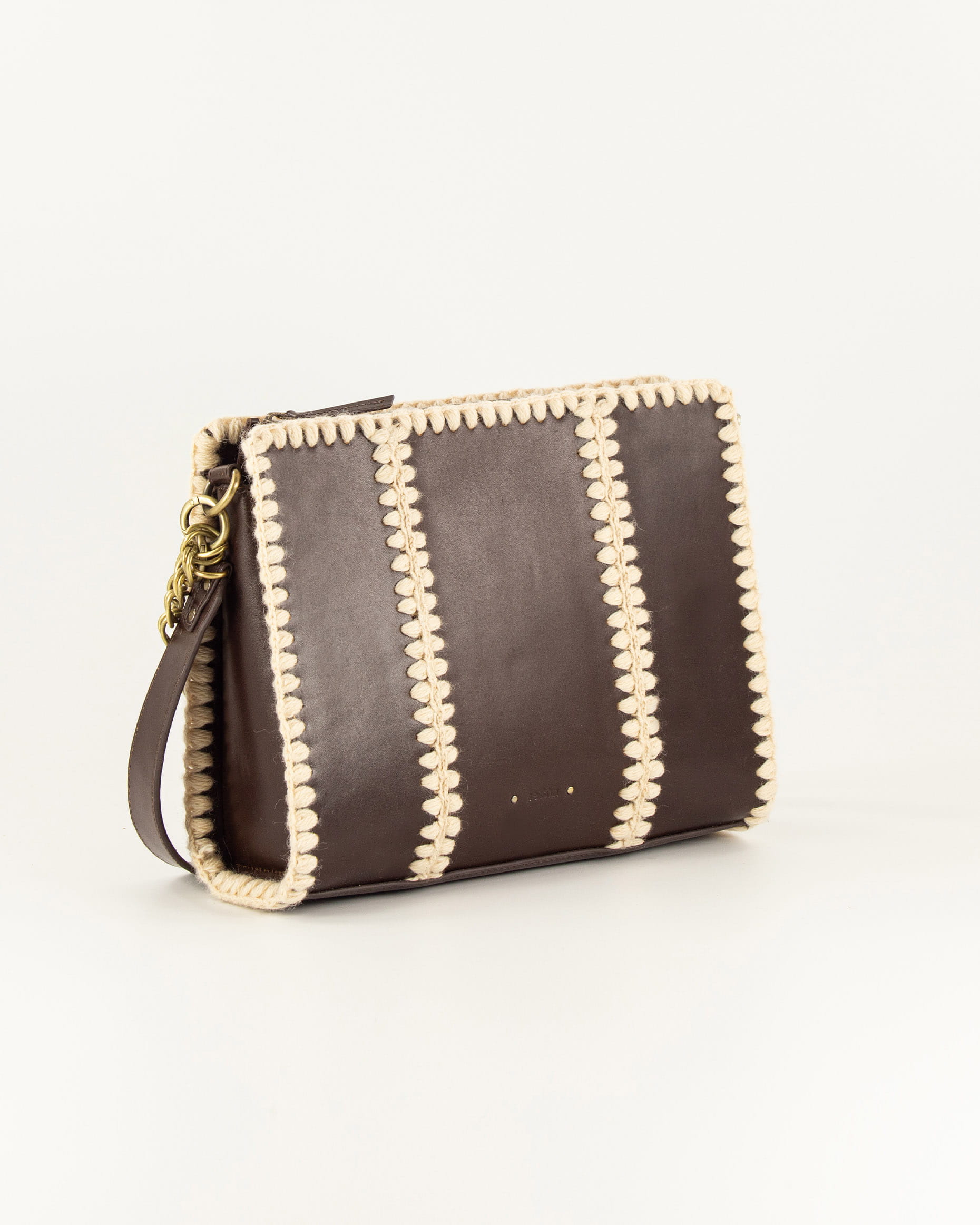 FARAWA LEATHER Dark Brown | Bag | SESSÙN Official website