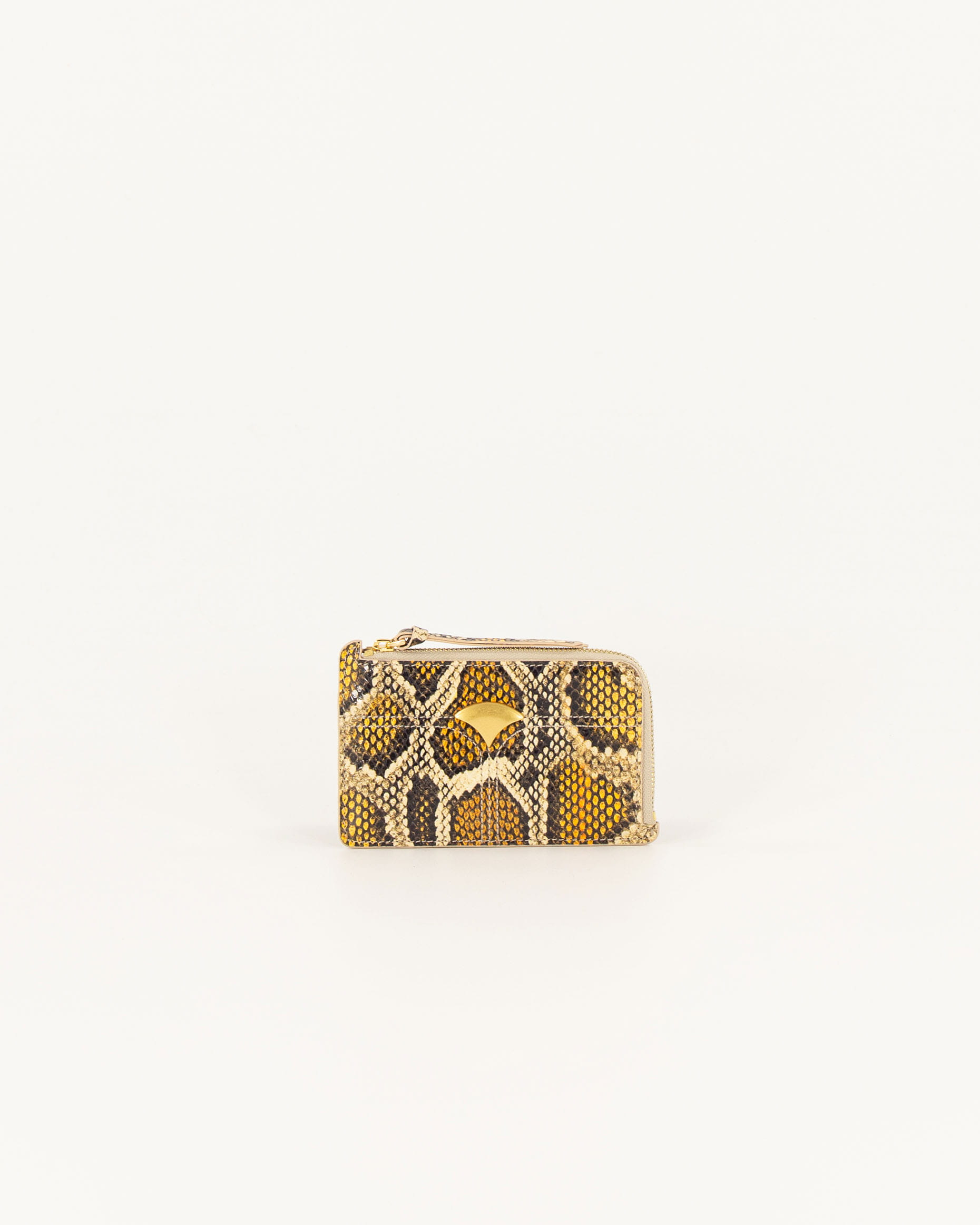 sessun LUZI Purse Yellow Python
