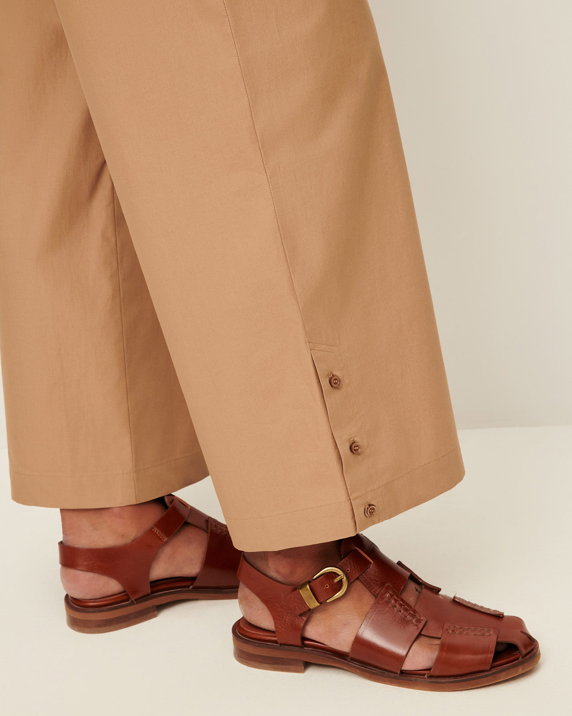 CUDILLERO Cognac Leather | Sandals | SESSÙN Official website