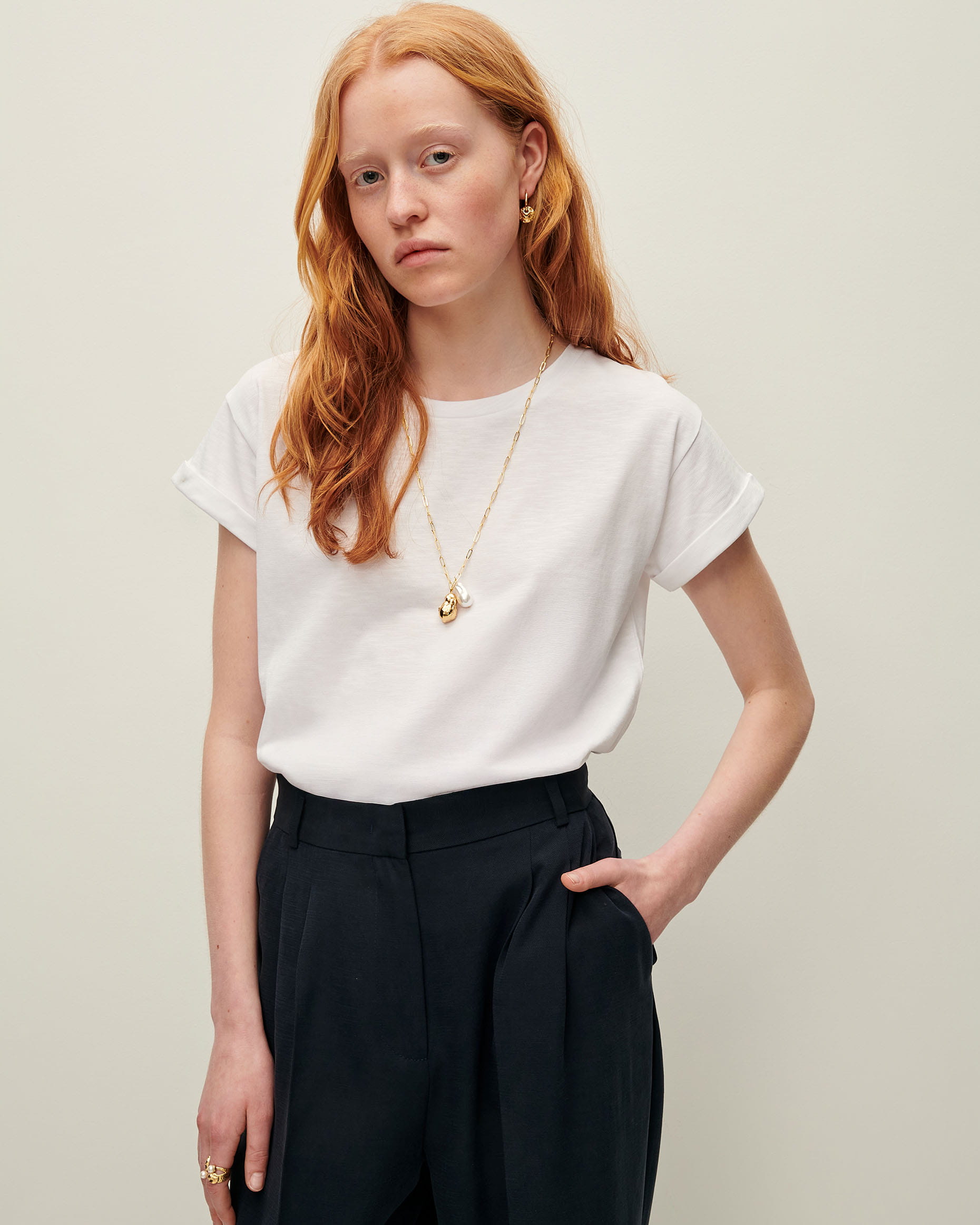 ALBANO Optical white | T-shirt | SESSÙN Official Website