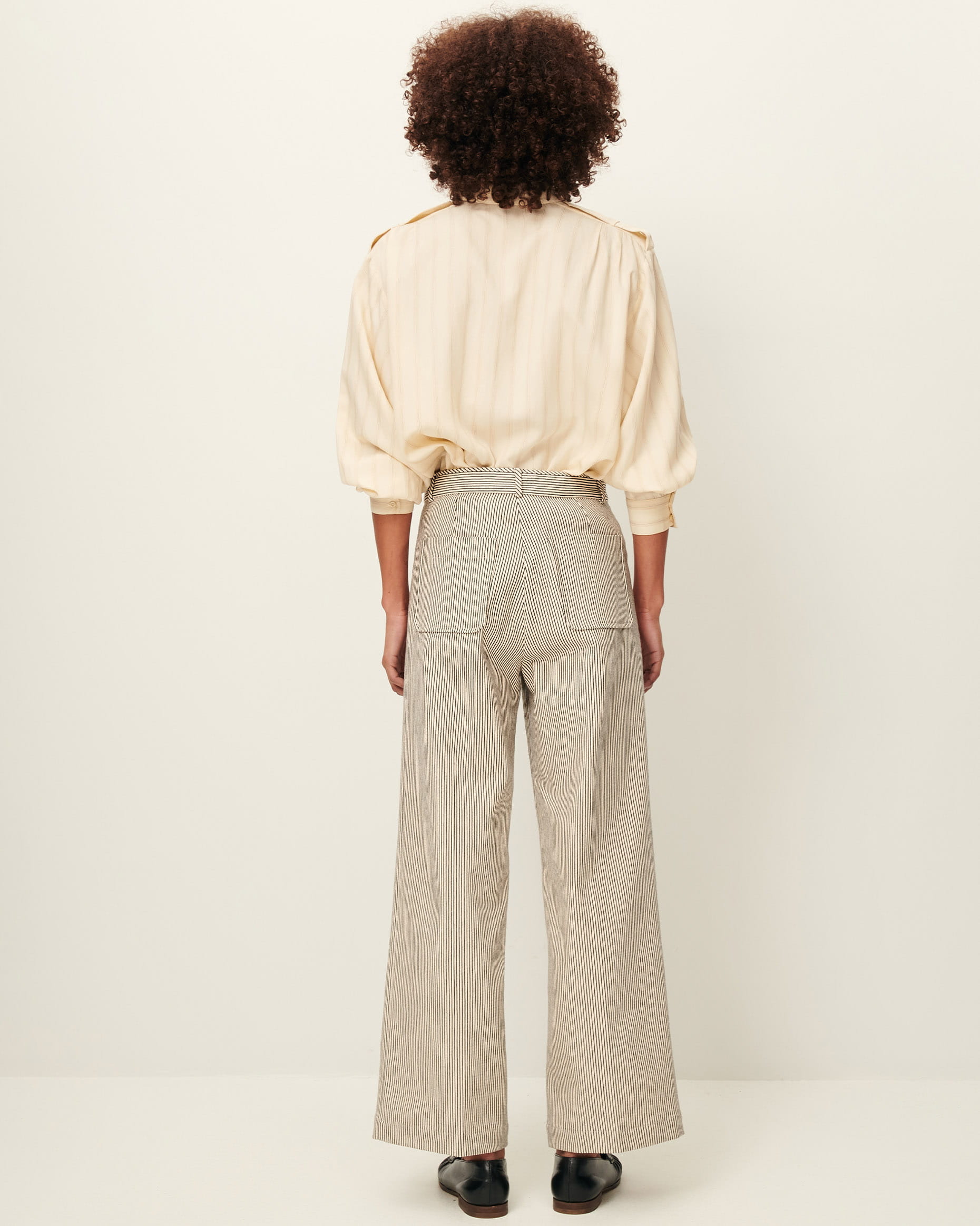 ALBELLO Coutil Whiblack | Trousers | SESSÙN Official website