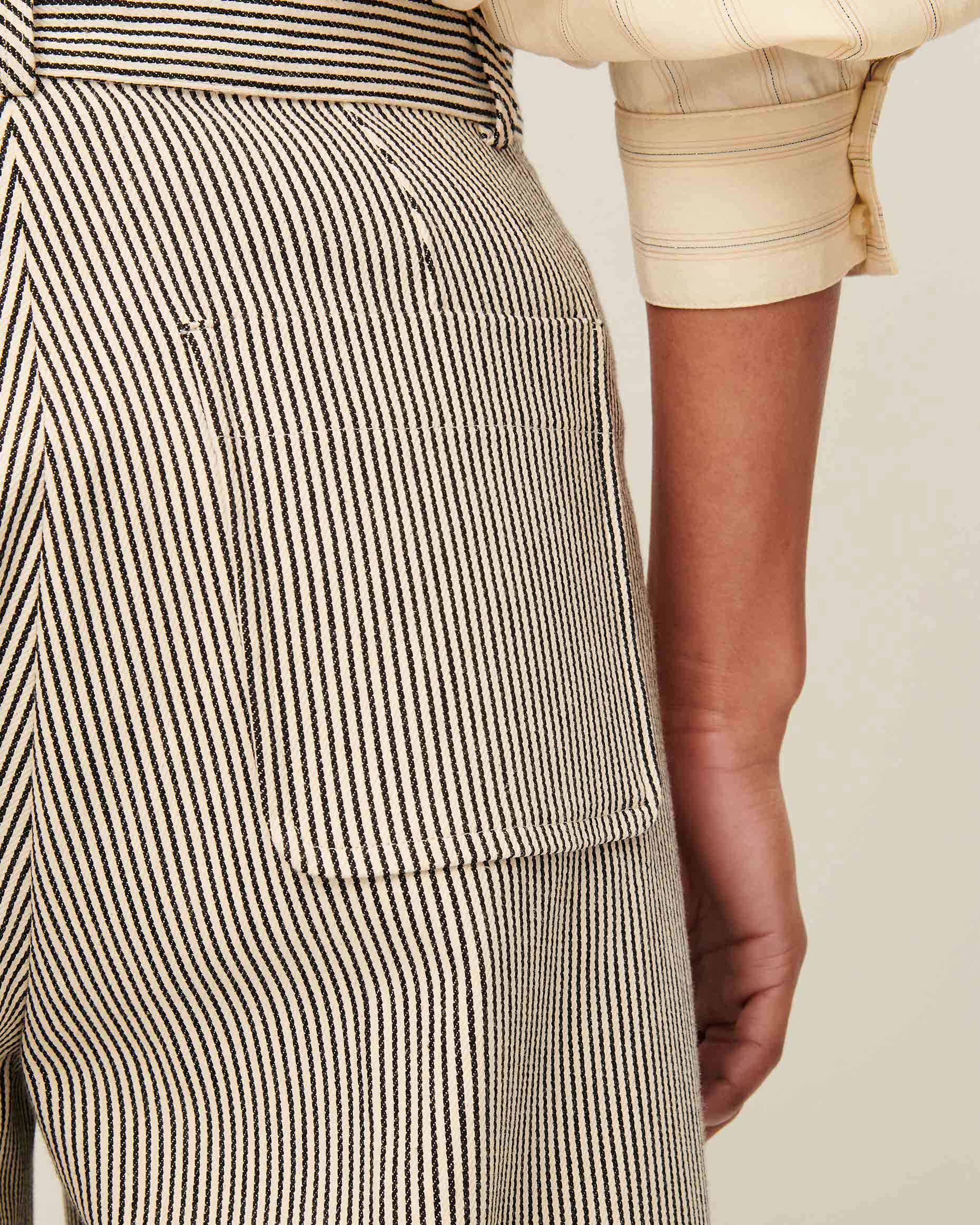 ALBELLO Coutil Whiblack | Trousers | SESSÙN Official website