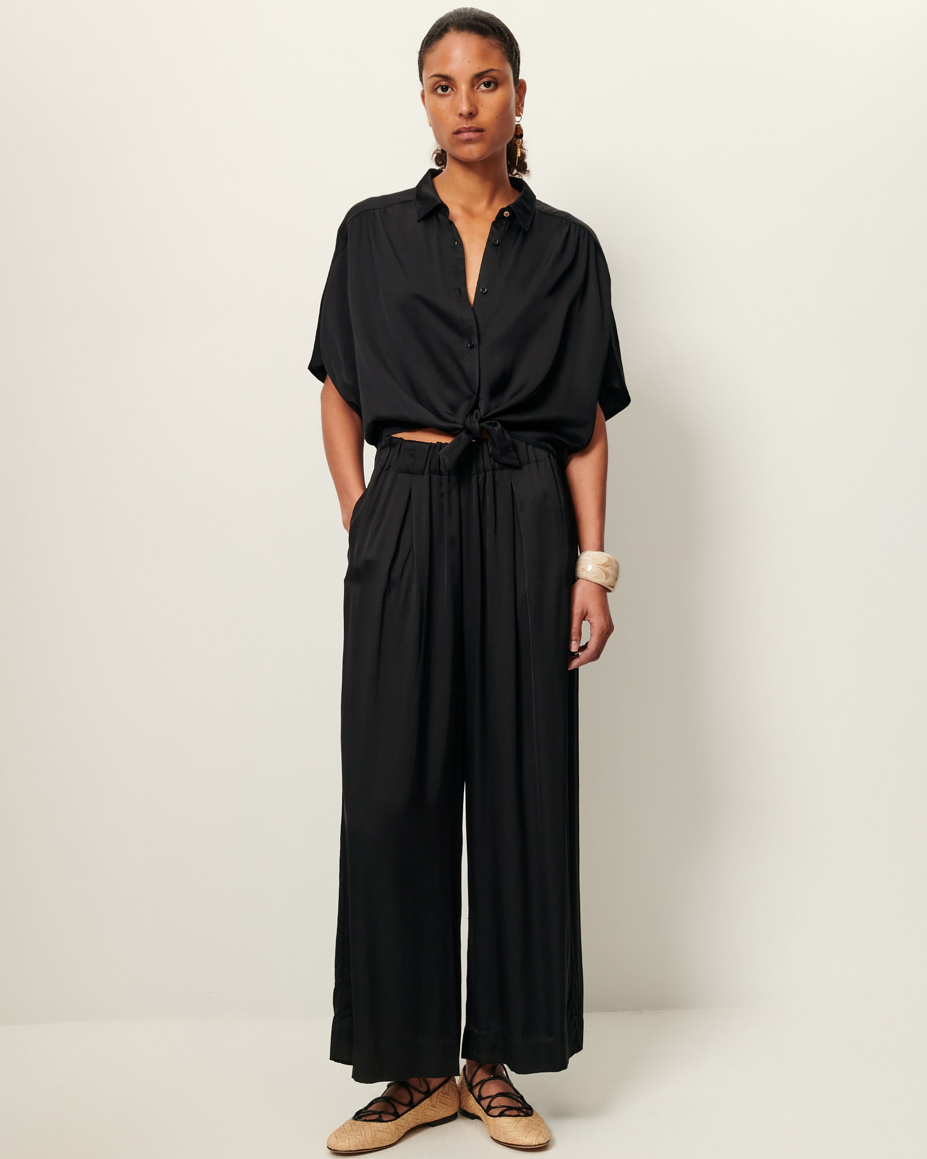 ISLA NIGHT Black | Pants | SESSÙN Official website
