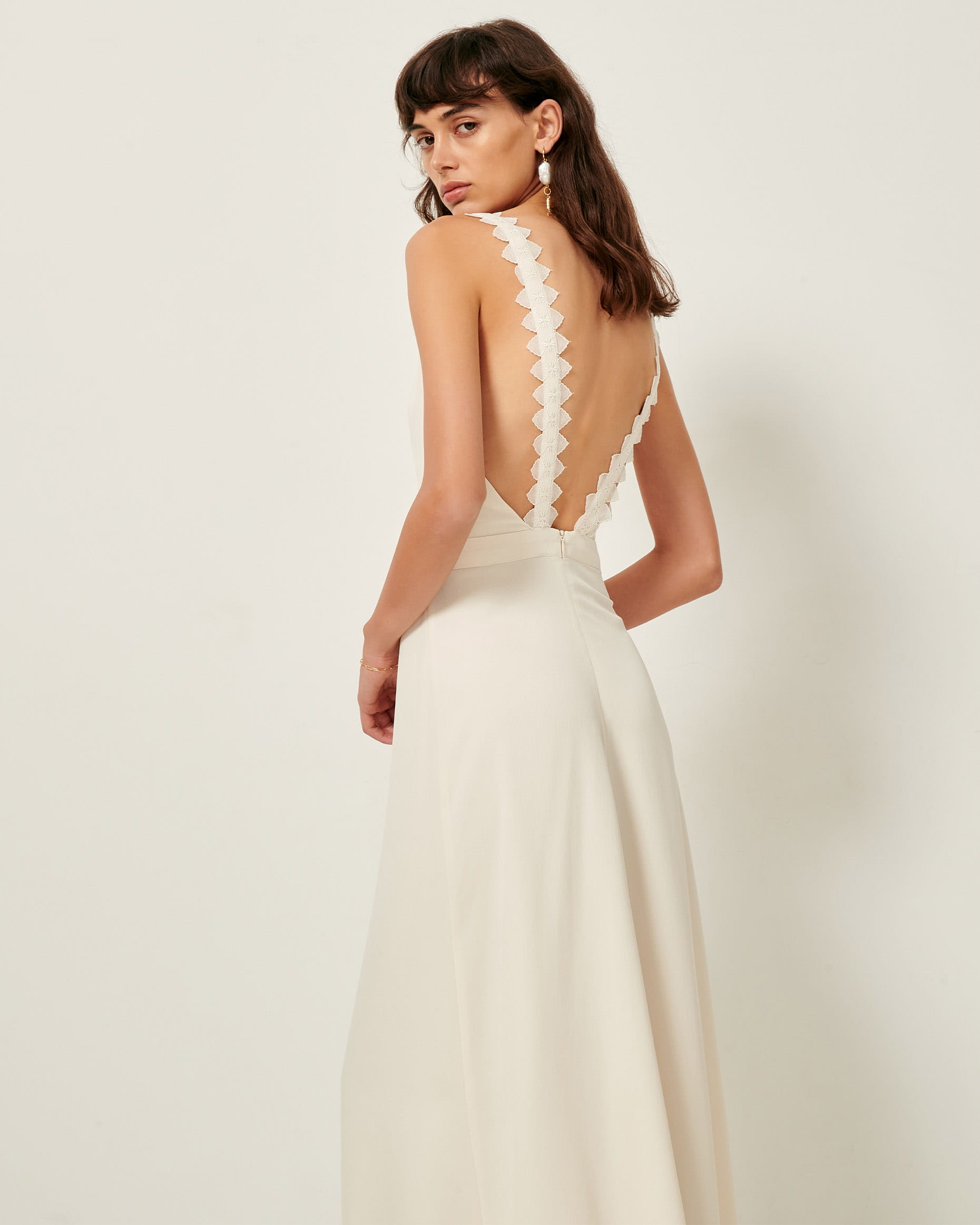 AUDREY OUI Antic White Dress SESSUN Wedding Official Website