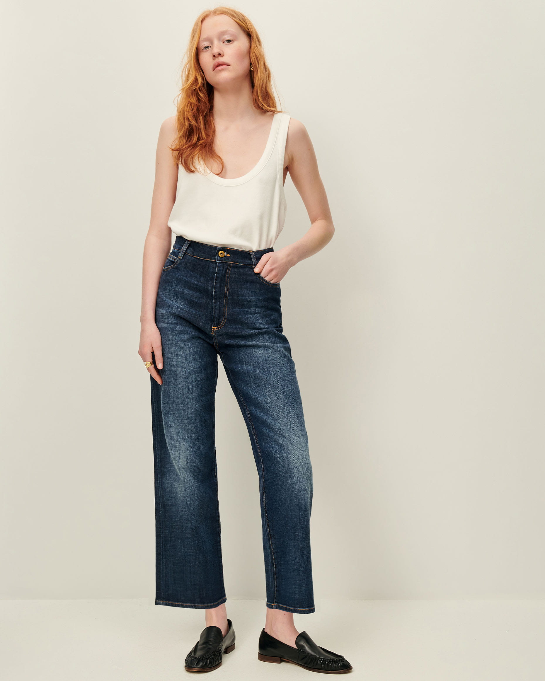 BAY CRUISE Melody Blue | Jeans | SESSÙN Official website
