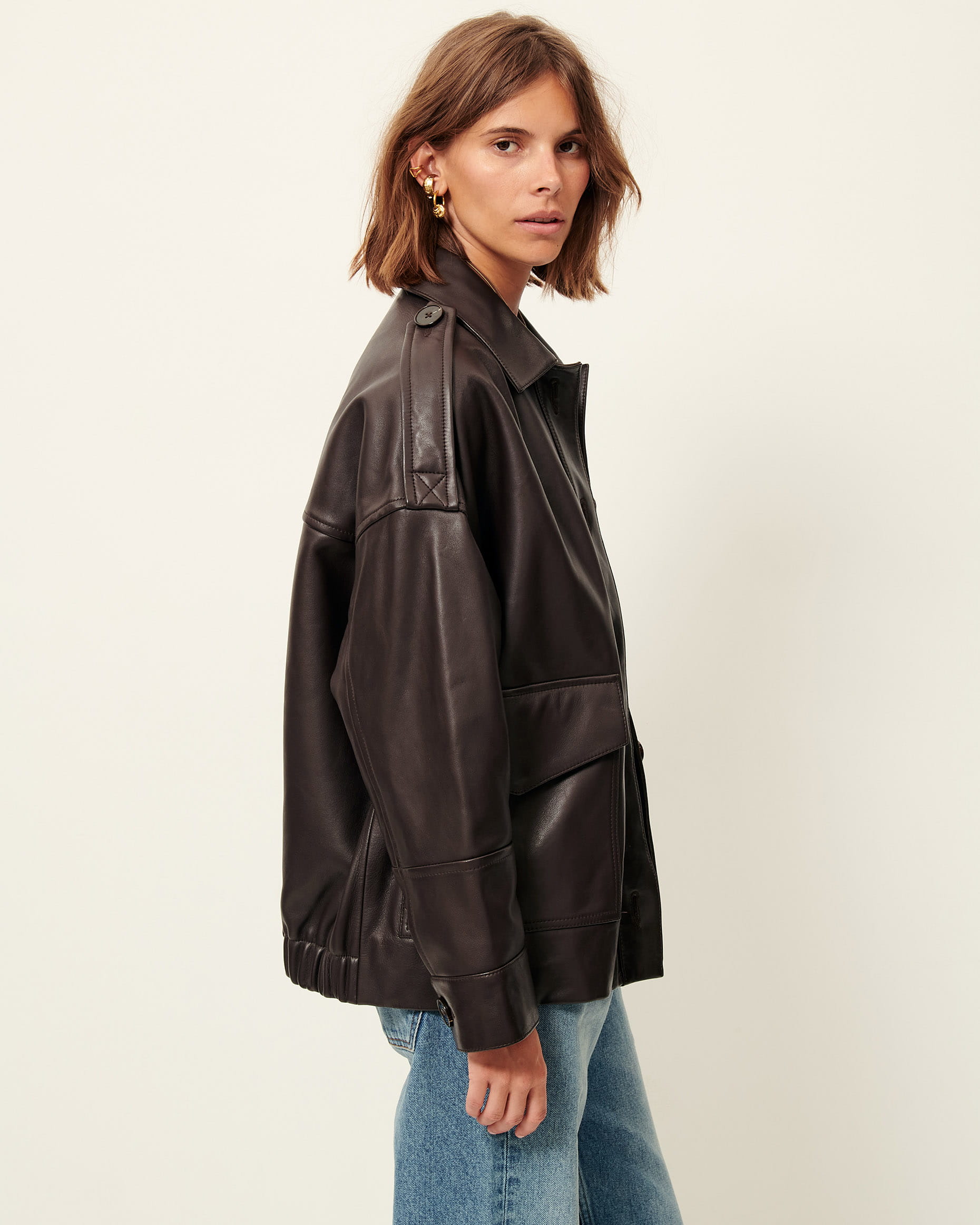ohotoro オオトロ Henry Suede Jacket henry suede jacket | OHOTORO