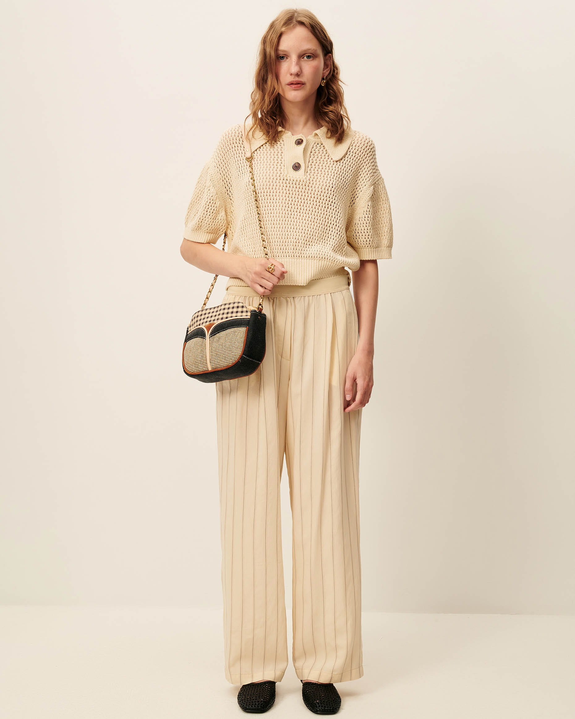 GINZA Sandgres | Pants | SESSÙN Official website