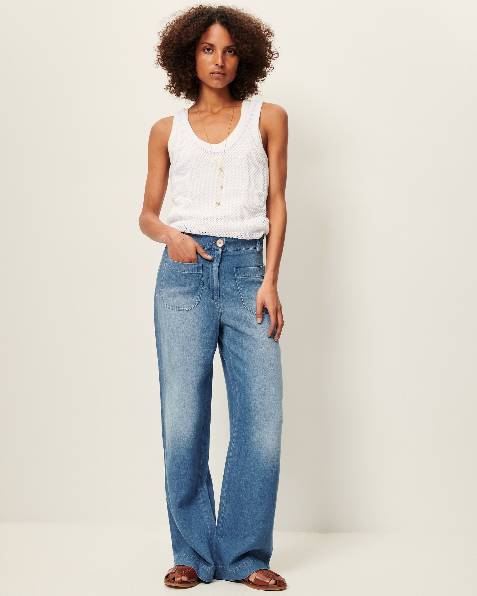 sessun JOHNNY SPRING Denim Washed