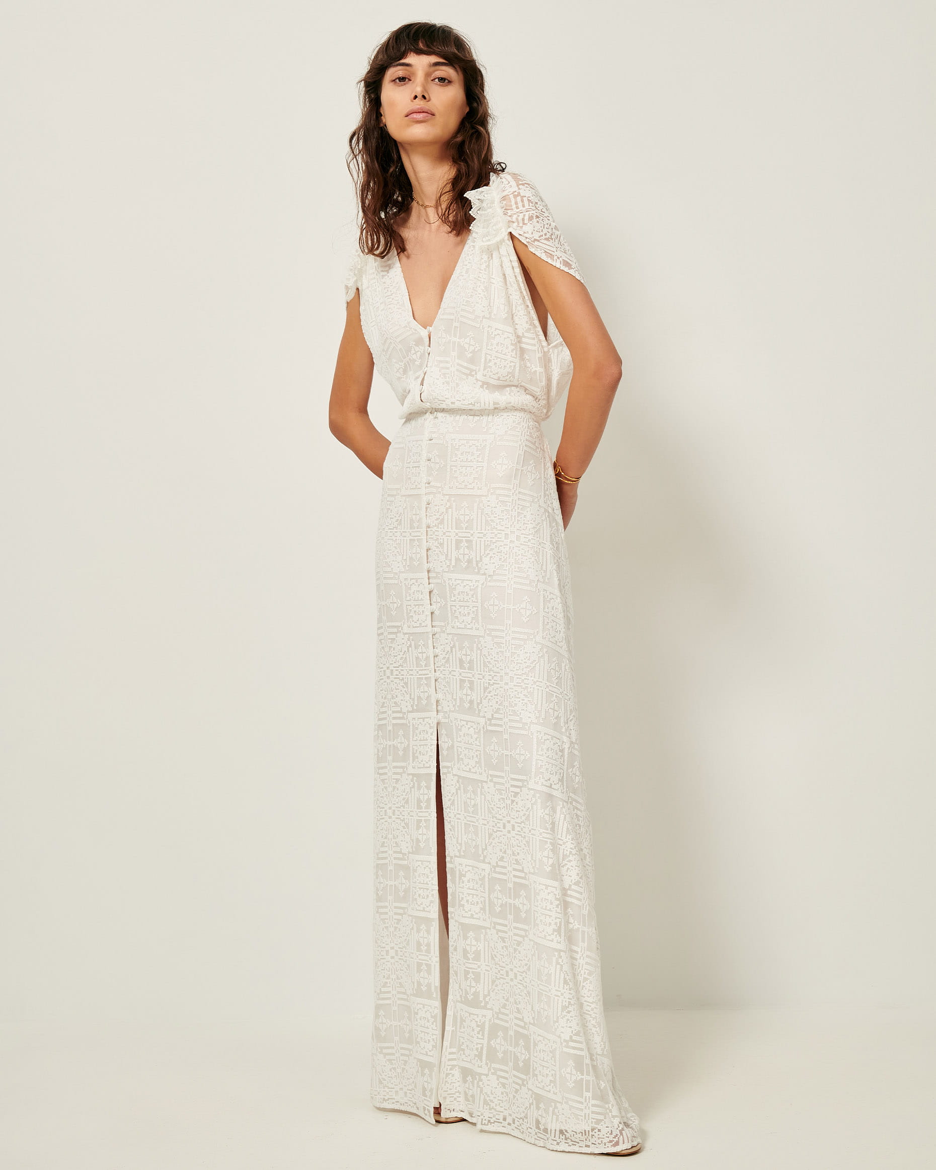 knee length dresses for ladies Sans Souci Mock Neck Lace Sheath Dress – Rogue LA main image 0
