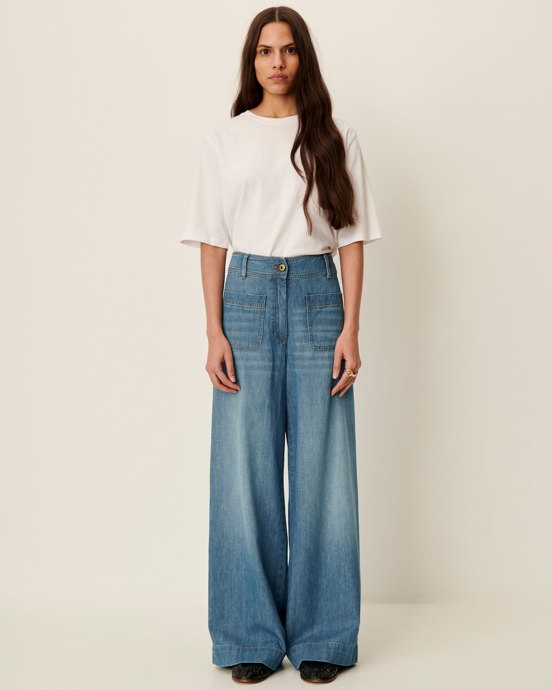 MANHABLUE Bay Blue | Jeans | SESSÙN Official website