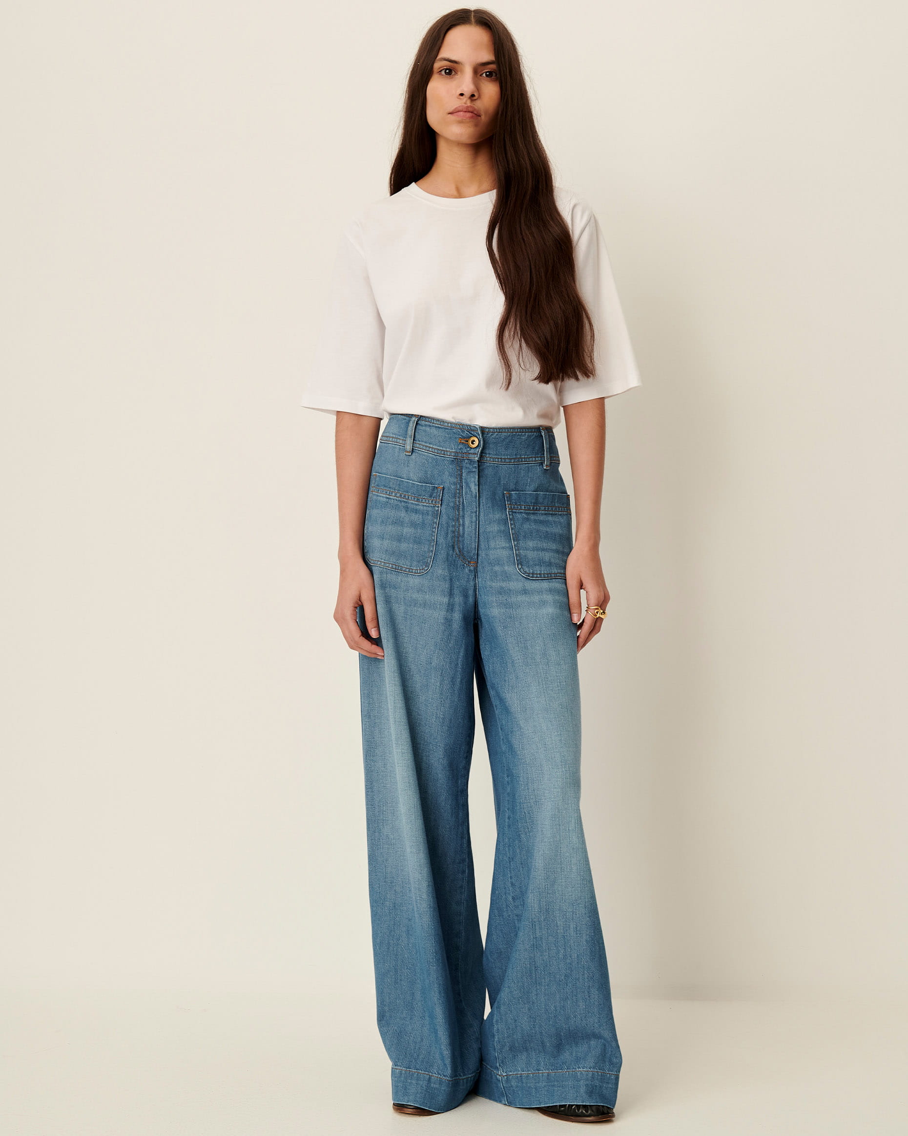 MANHABLUE Bay Blue | Jeans | SESSÙN Officiële site