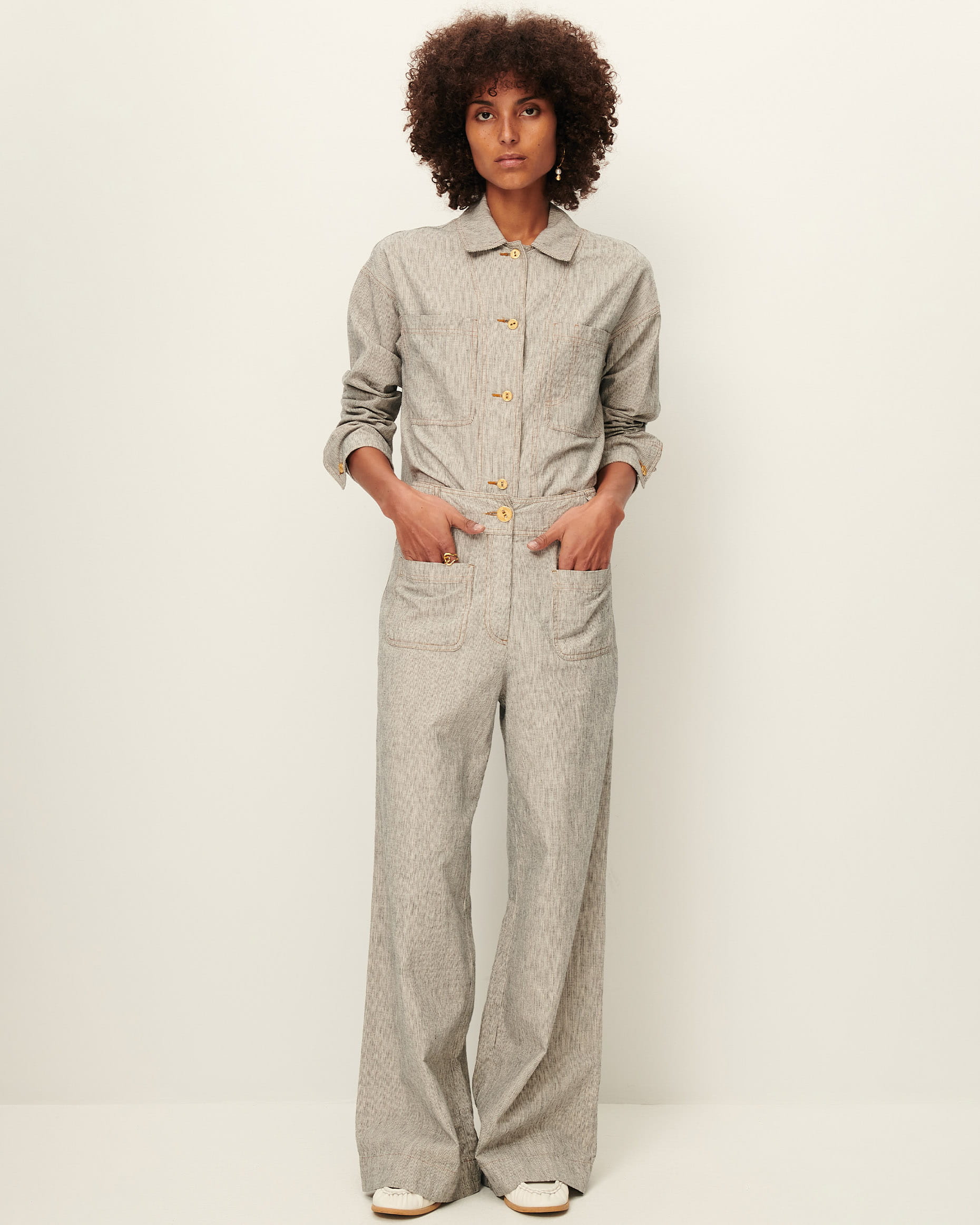 MANHATTI Whiblack | Pants | SESSÙN Official website