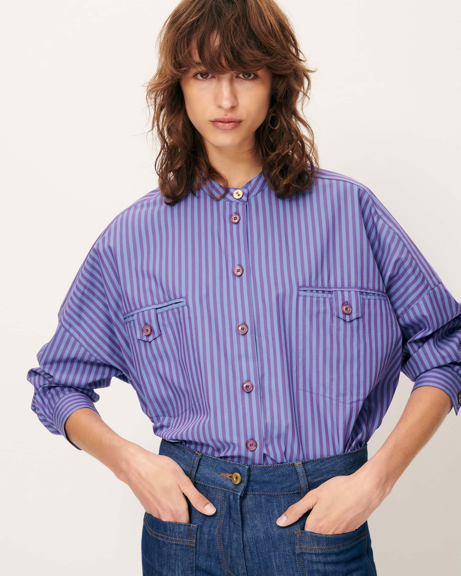 ORREGIA Majesty Blu | Shirt | SESSÙN Official website