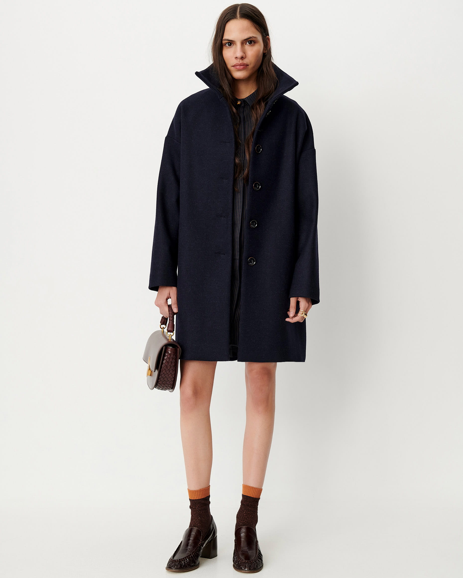 PARADISE Navy | Coat | SESSÙN Official website