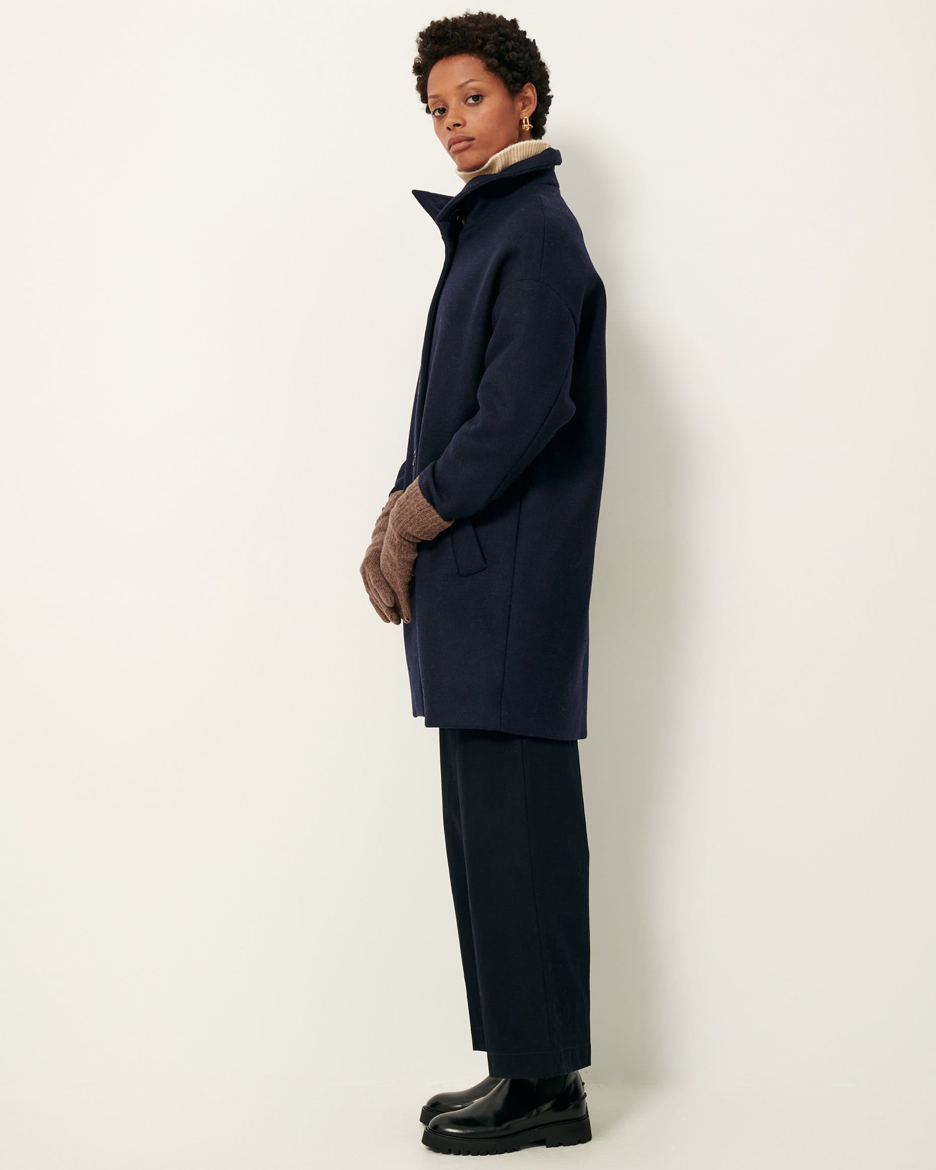 Sessun Women s Paradise Coat Blue Long Coats