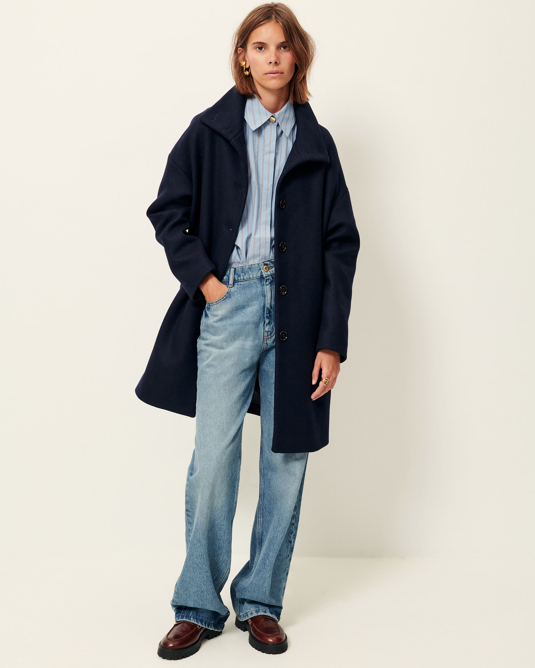 本日のみ価格 Opera Coat Navy/gypsohila 本日のみ価格 Opera Coat Navy/gypsohila 本日のみ価格 Opera Coat