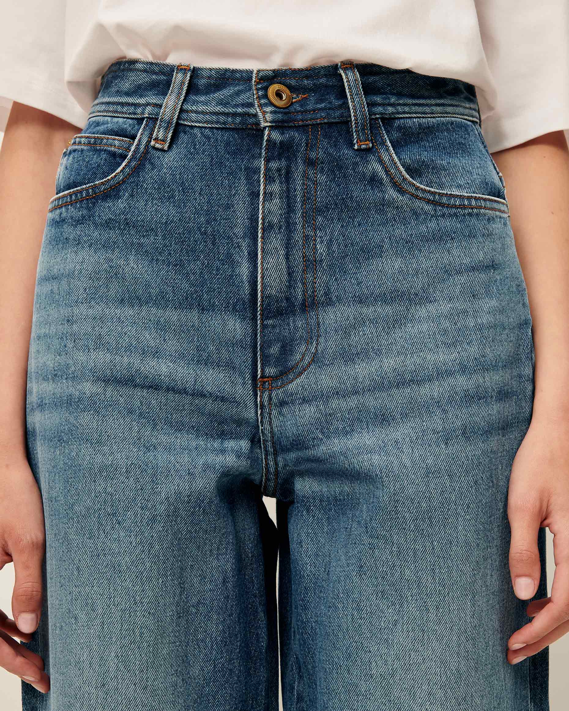 【YOURNUS】Peter Slav Wide Denim PETER Original Blue | Jeans | SESSÙN Official website