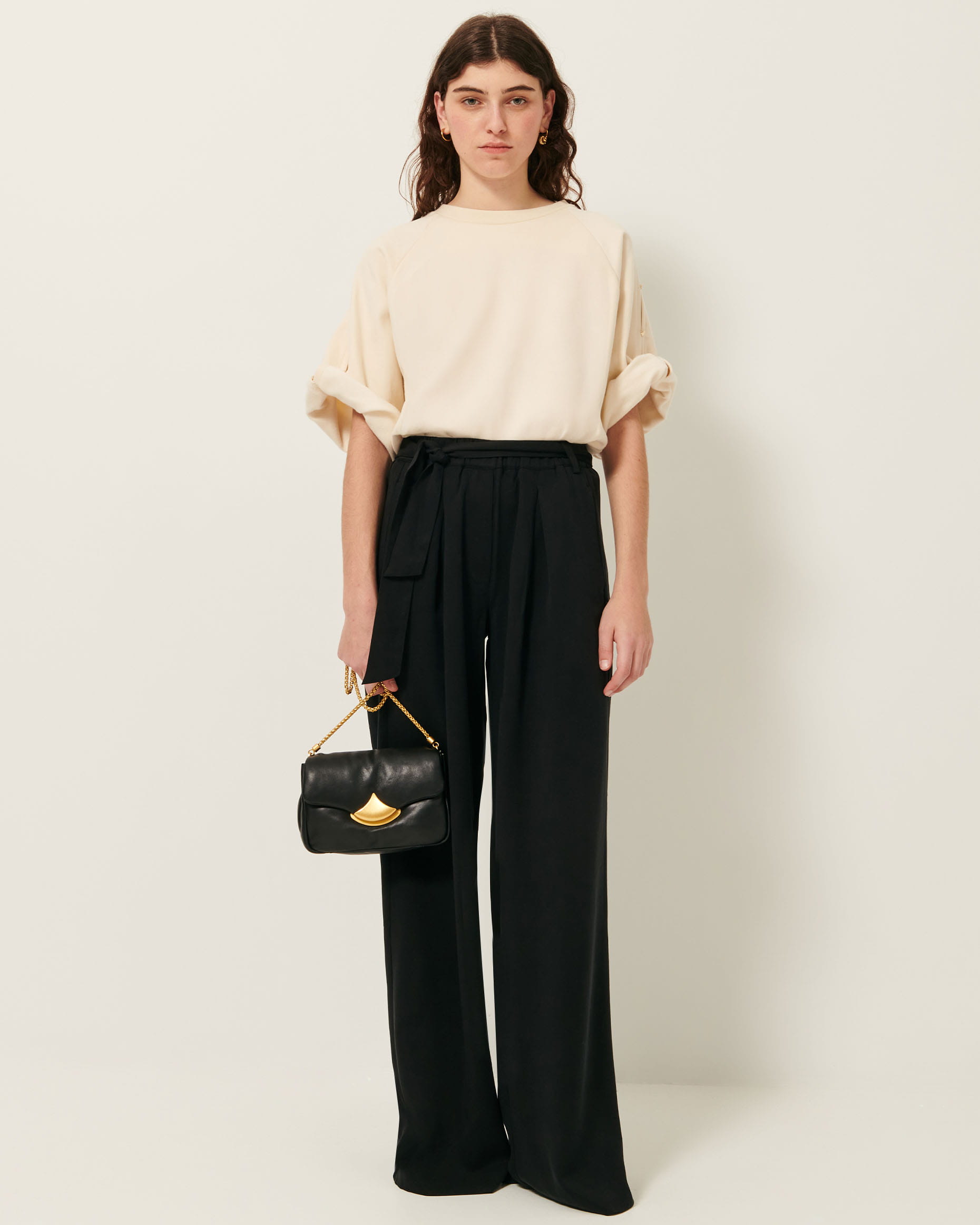 スラックス IONSEOUL Sense Summer Banding Wide Slacks JE1163 Designer fashion, Seoul-fully created | W Concept