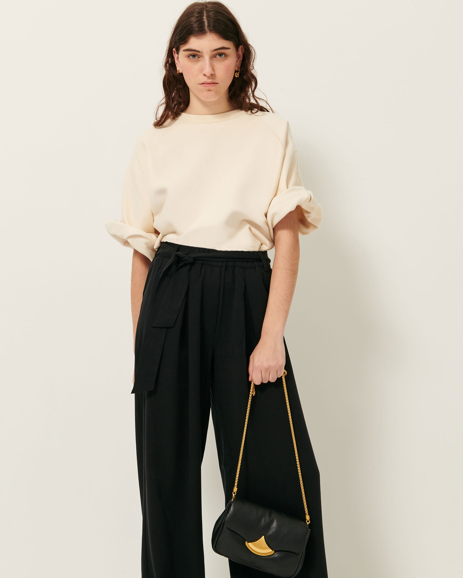 スラックス IONSEOUL Sense Summer Banding Wide Slacks JE1163 Saunder Track Pant – Z SUPPLY