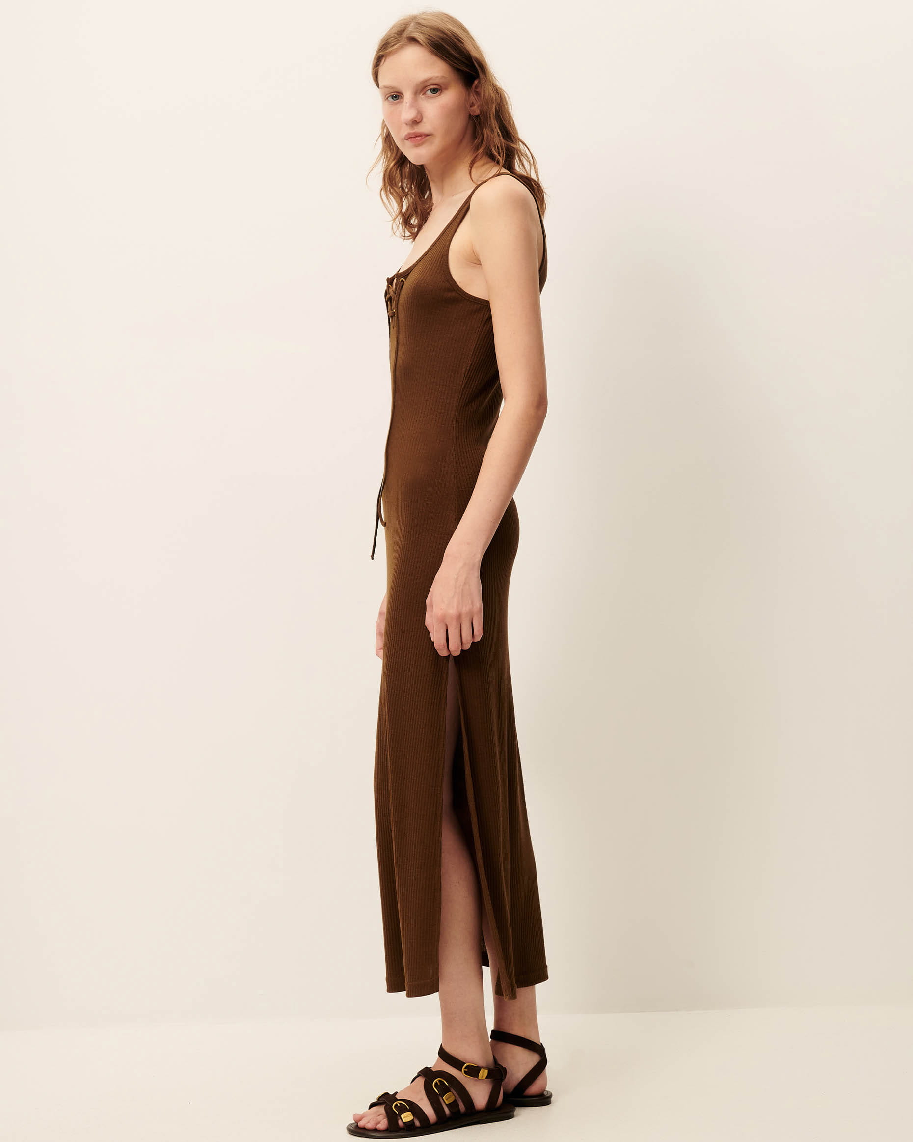baobab brown dress Mambo Maxi Dress